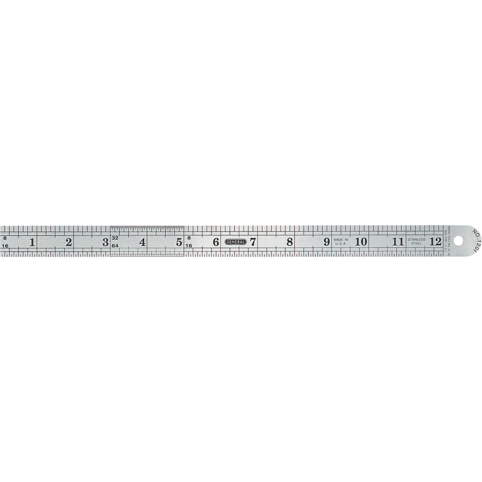 Règle de précision flexible de calibre industriel, 13" lo, Acier