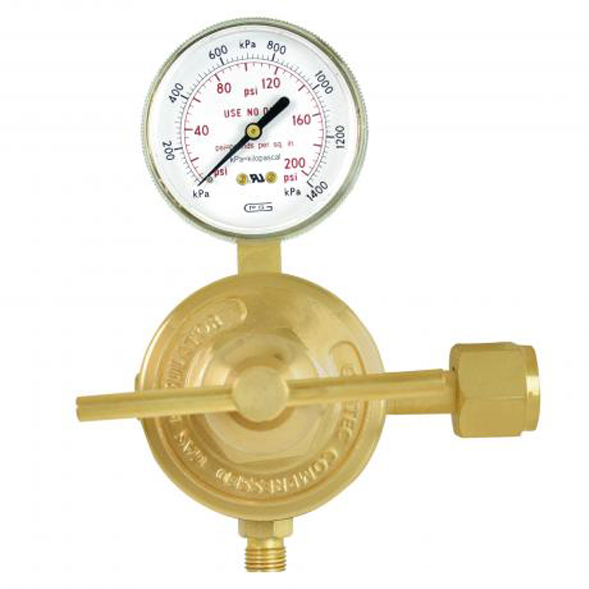 Détendeur de poste à usage moyen à intensif, Acétylène, Entrée 7/8"-14 gauche(F)