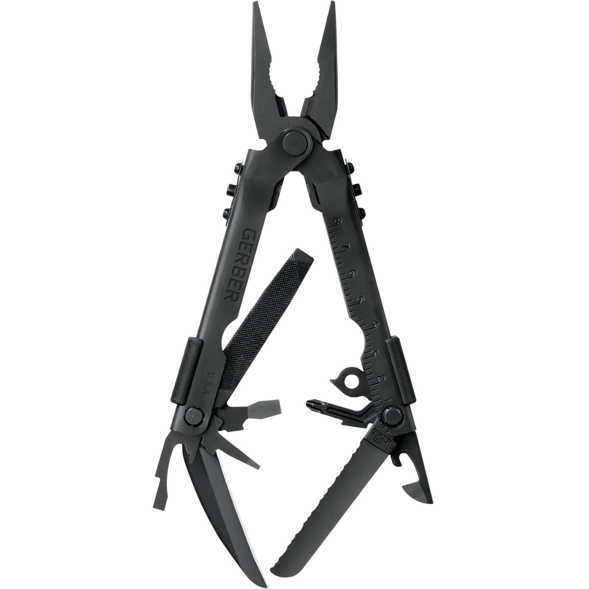 Multi-PlierMD 600 - Fini noir inoxydable, 6-61/100" l