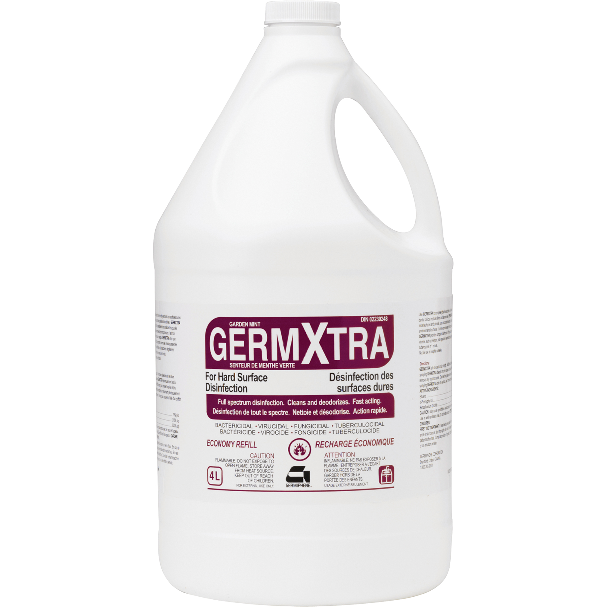 Désinfectant Germxtra pour surfaces dures, 4 L, Cruche