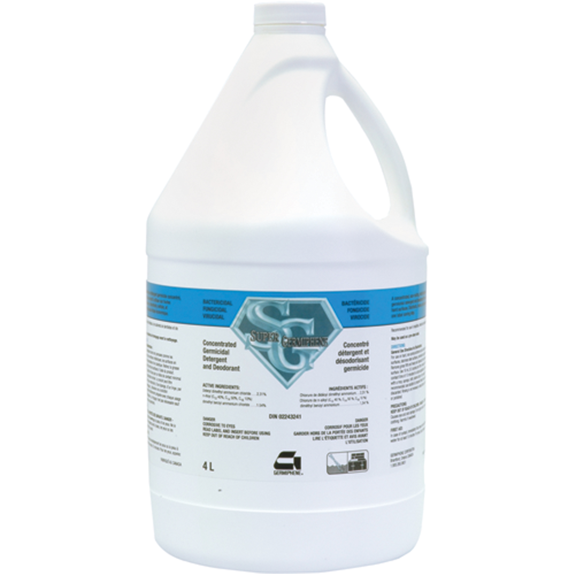 Désinfectant Germxtra pour surfaces dures, 4 L, Cruche
