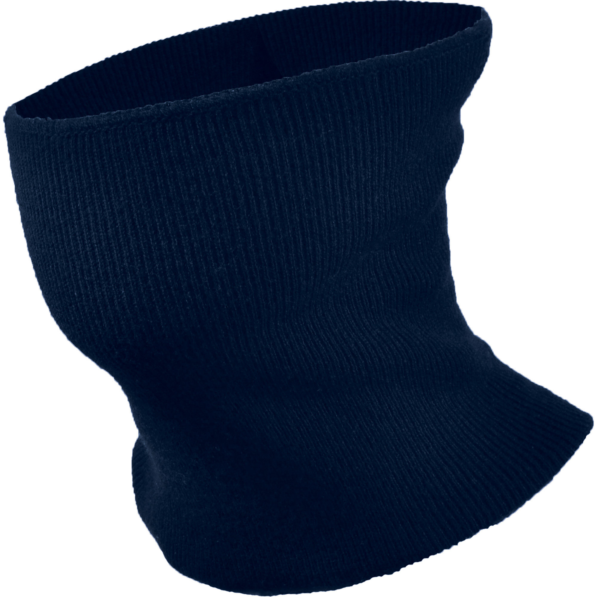 Col en tricot, Bleu marin, Acrylique