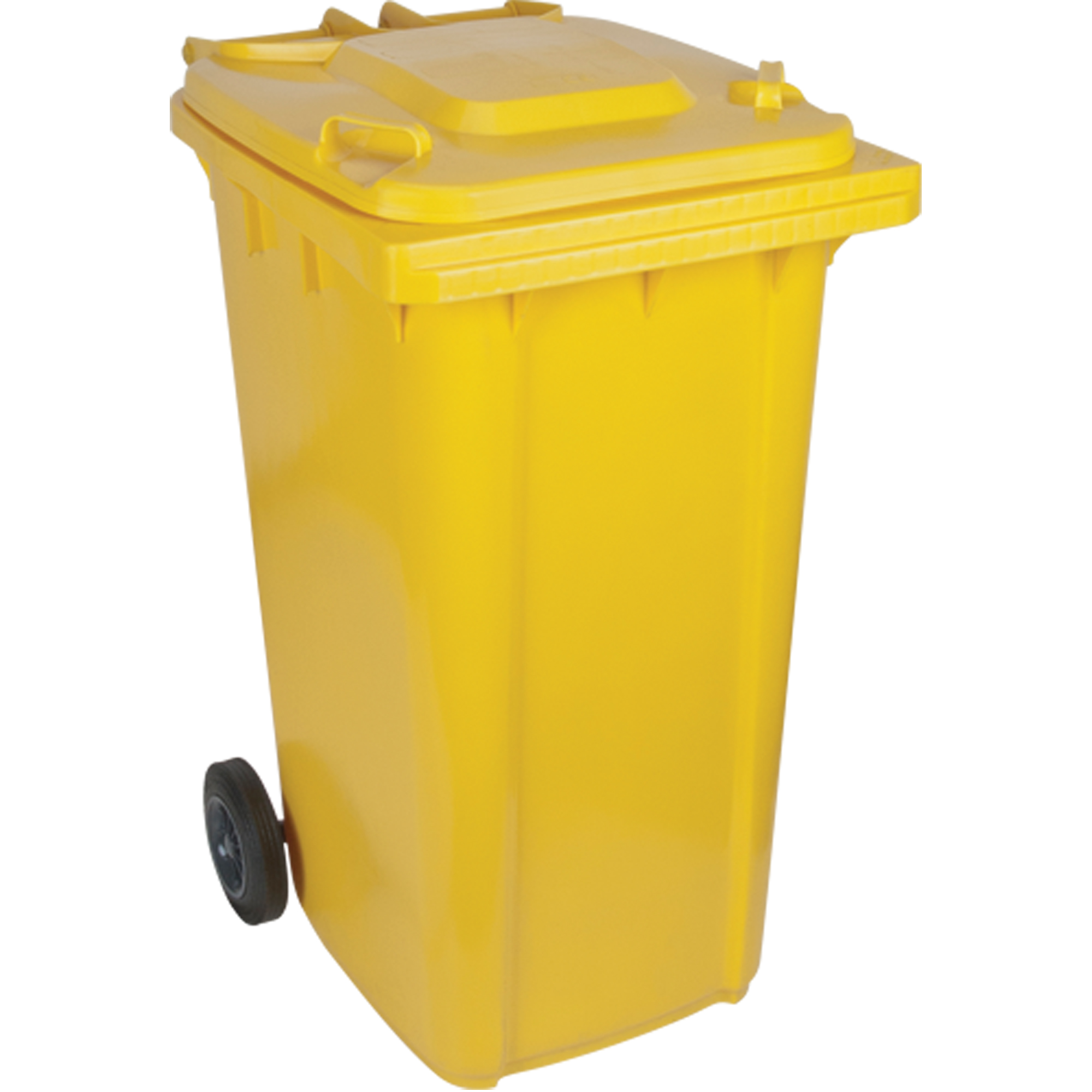 Contenant jaune mobile, Polyuréthane, 63 gallons/63 gal. US
