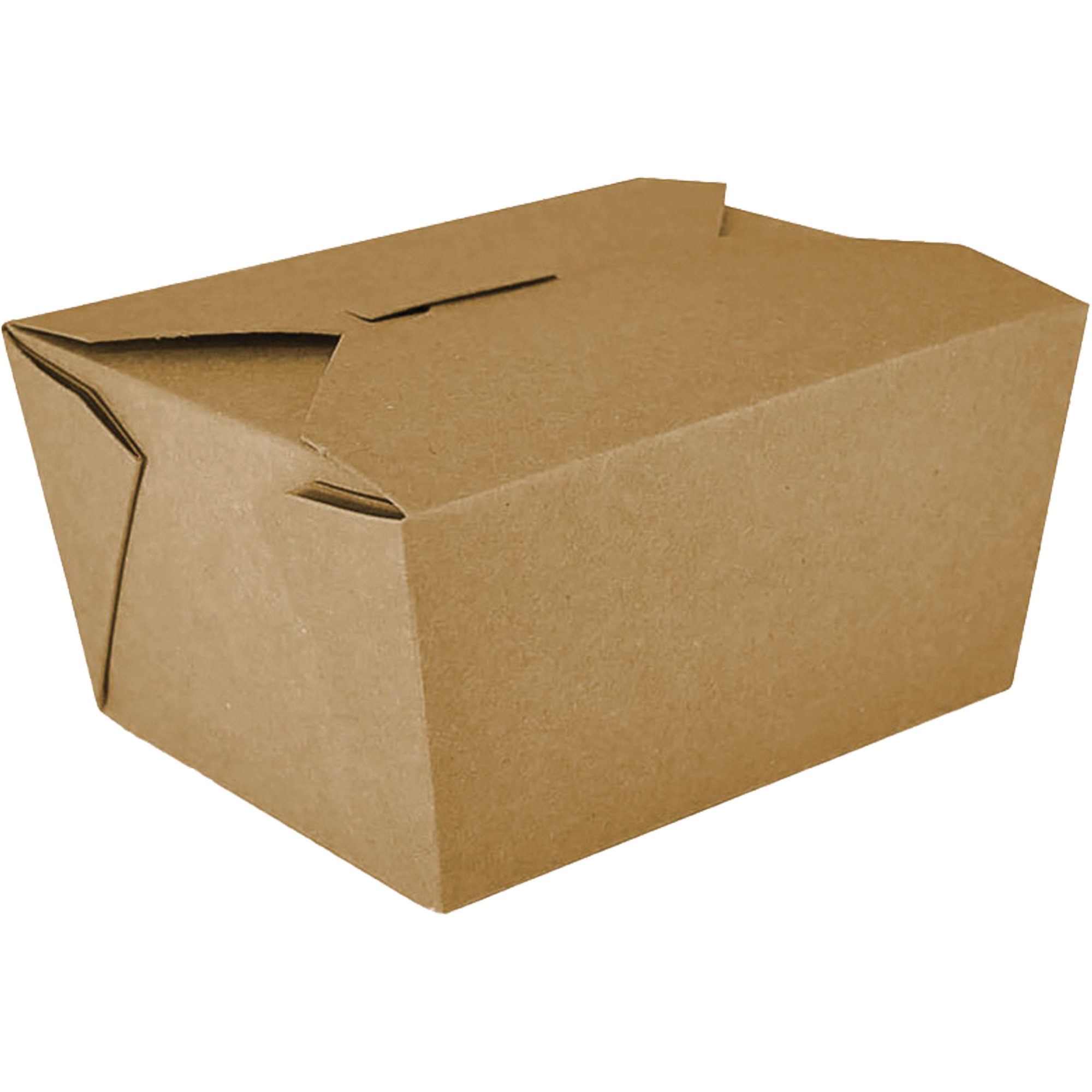 Contenants pour aliments à emporter Kraft, Ondulé, Rectangulaire
