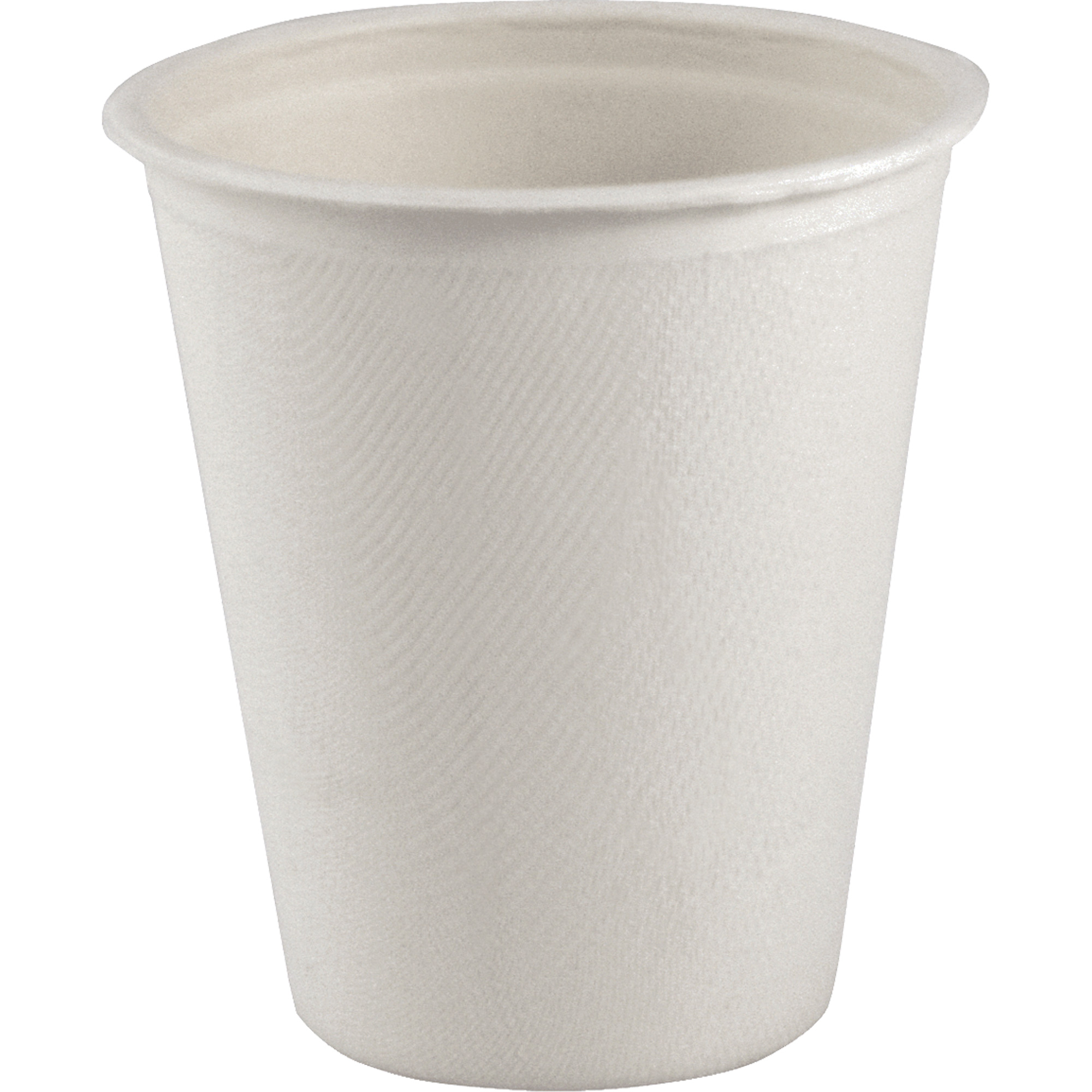 Gobelet compostable à paroi unique pour boisson chaude, Papier, 8 oz, Blanc