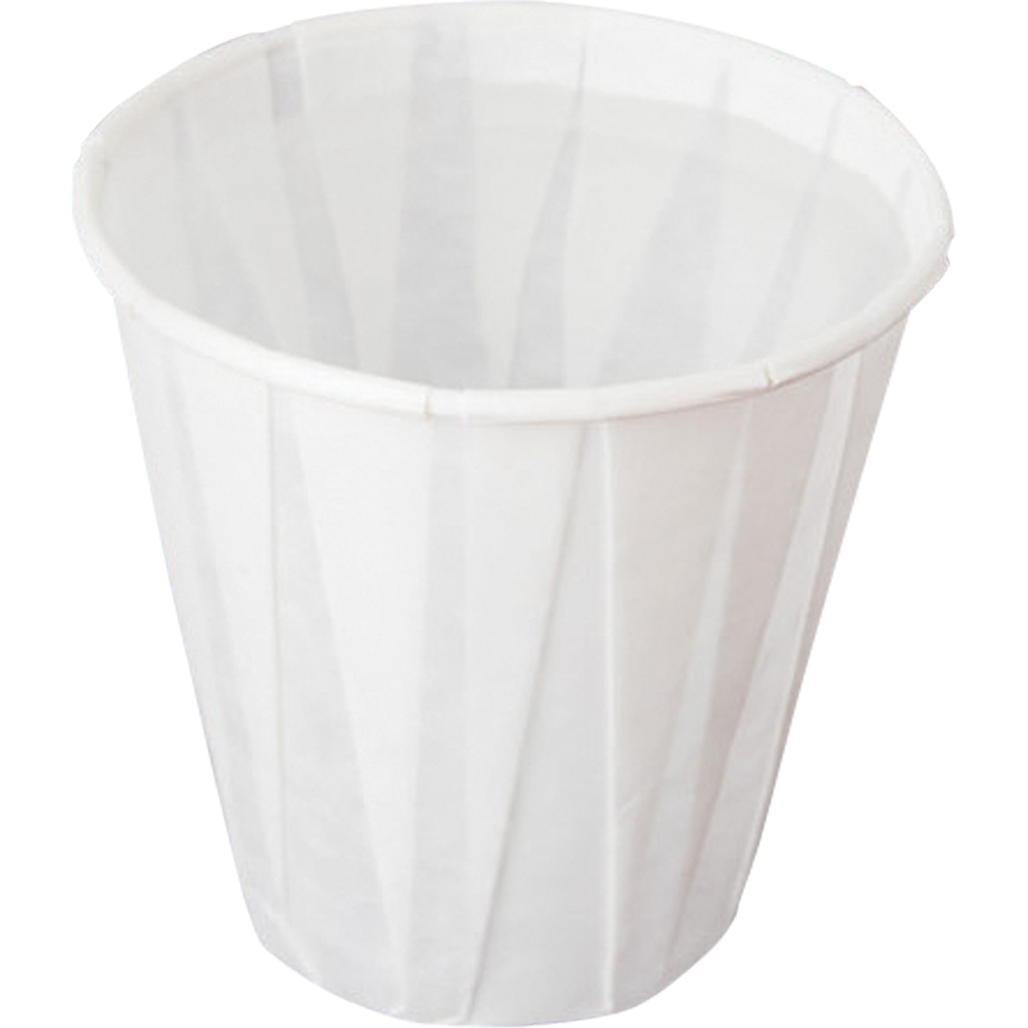 Gobelet plissé, Papier, 5 oz, Blanc