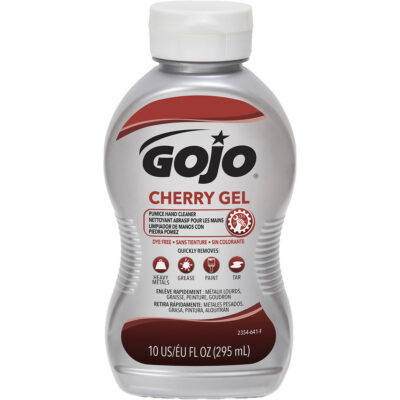 Nettoyant à mains, Gel/Pierre ponce, 295,74 ml, Bouteille, Cerise