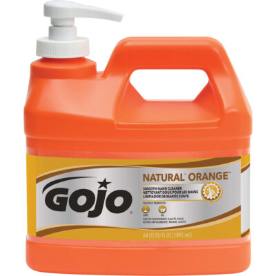Nettoyant à mains Natural OrangeMC, Crème, 1,89 L, Bouteille à pompe, Agrumes/Orange