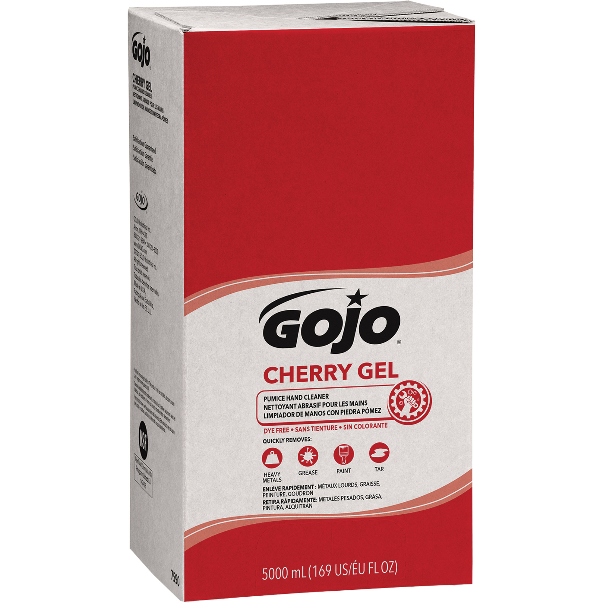 Nettoyant à mains pour distributeur ProMC TDXMC, Gel/Pierre ponce, 5000 ml, Recharge, Cerise