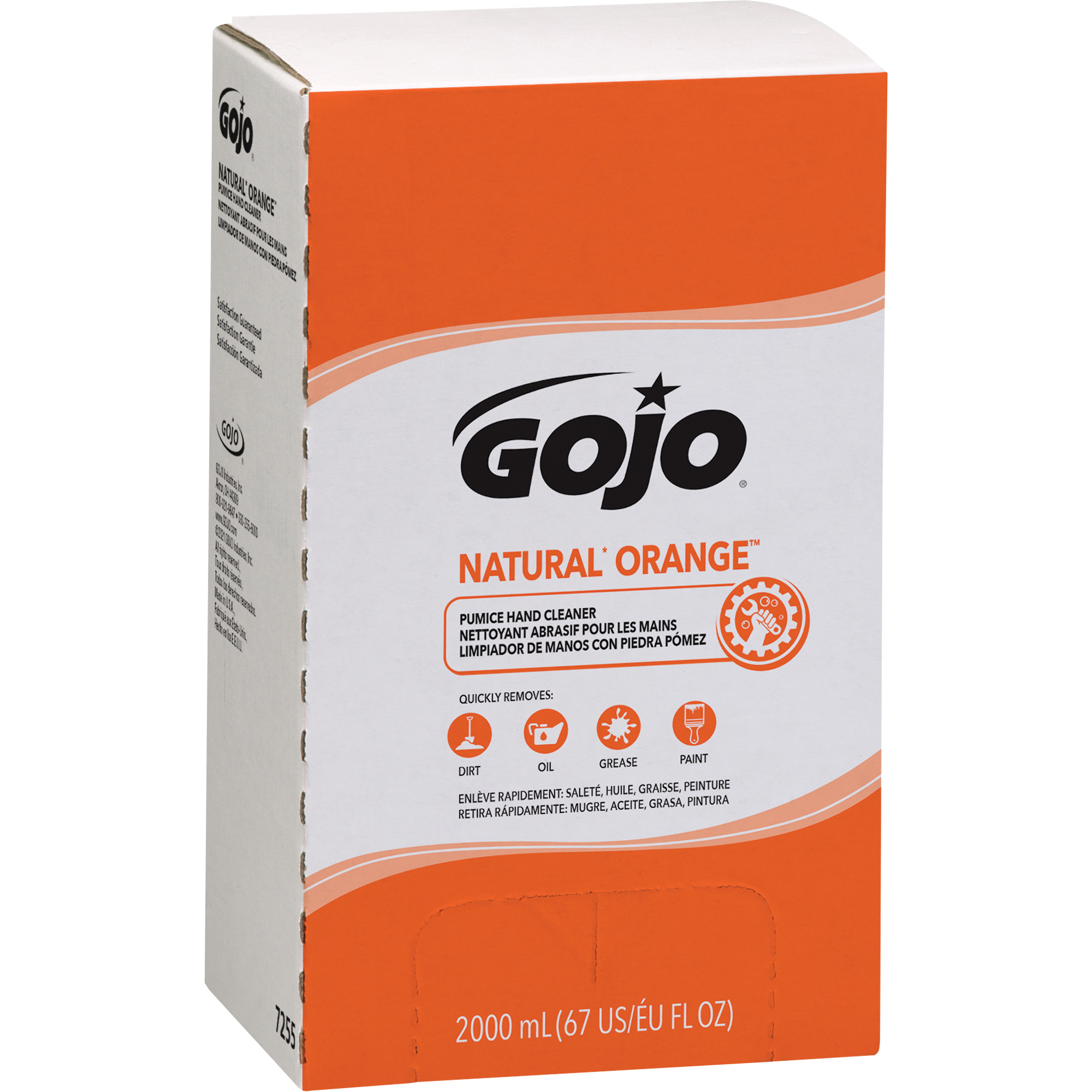 Nettoyant à mains ProMC TDXMC 2000 Natural OrangeMC, Pierre ponce, 2 L, Recharge, Agrumes/Orange