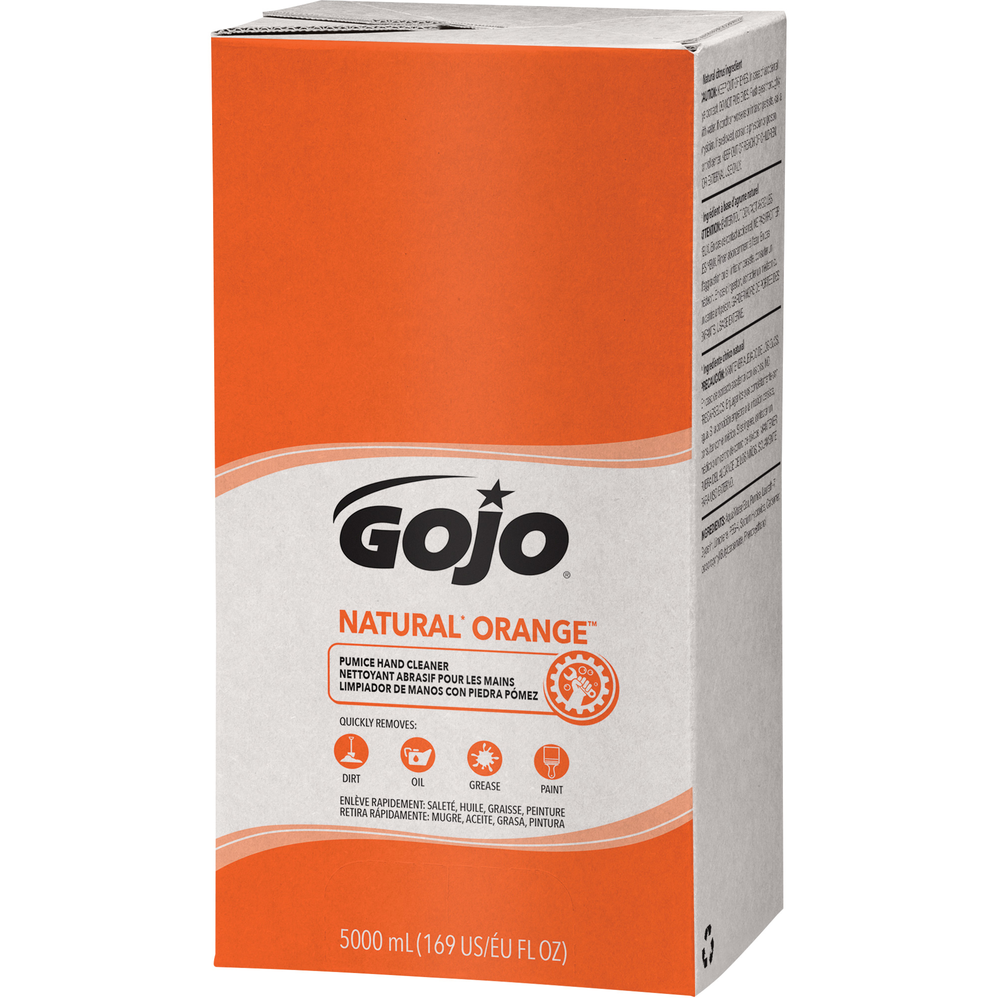 Nettoyant à mains ProMC TDXMC 5000 Natural OrangeMC, Pierre ponce, 5 L, Recharge, Agrumes/Orange