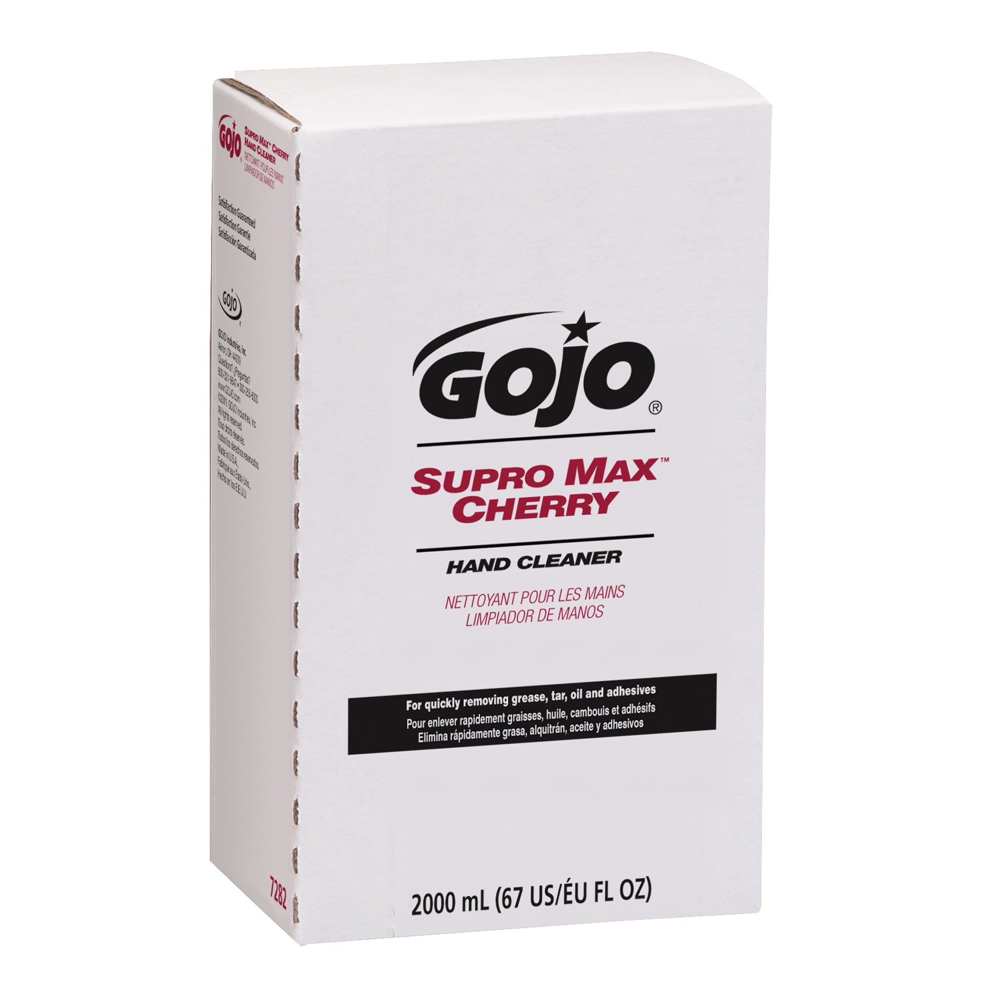 Nettoyant pour les mains à la cerise ProMC TDXMC 2000 Supro MaxMC, Gel, 2 L, Recharge, Cerise
