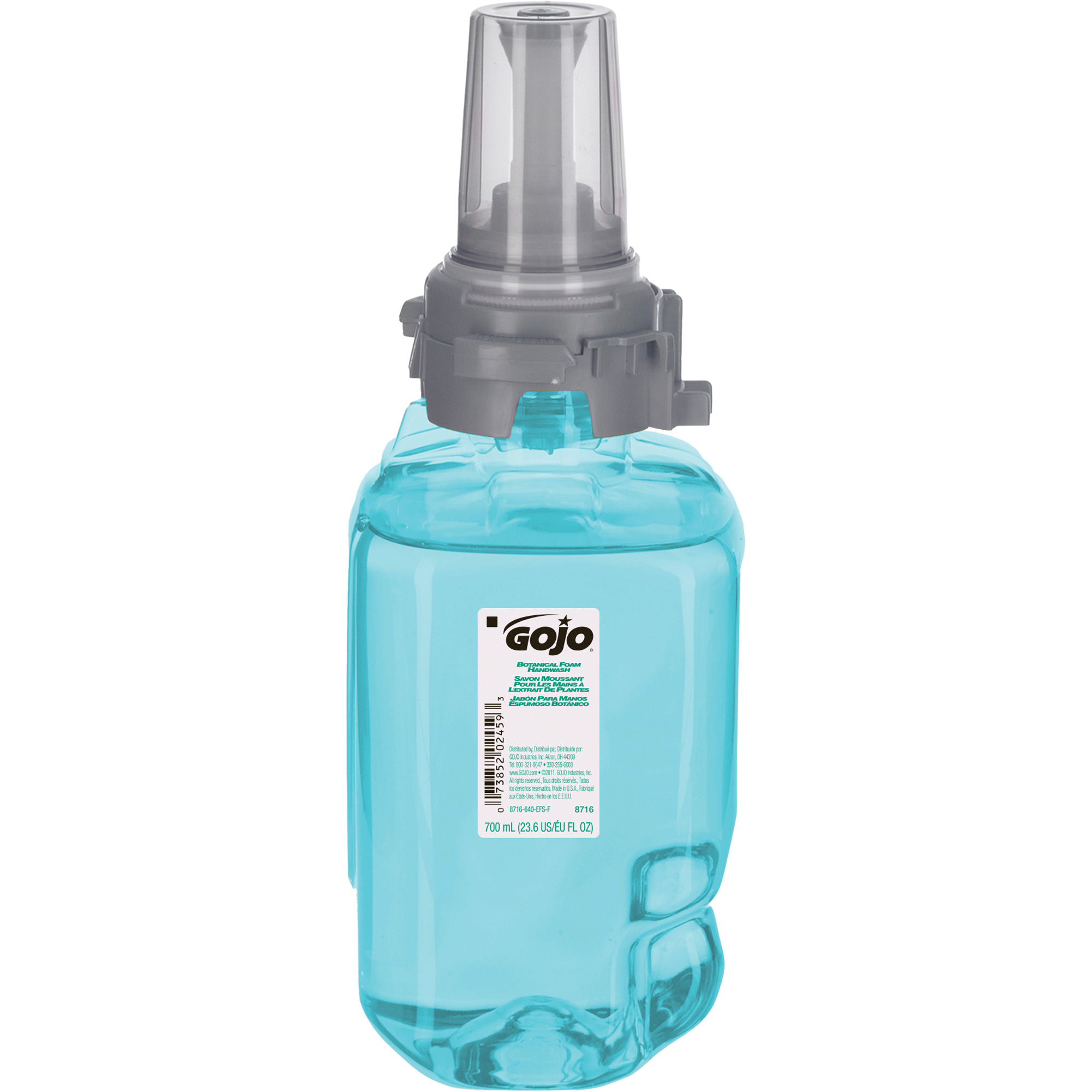 Savon pour les mains botanique pour distributeur ADX-7MC de GOJOMD, Mousse, 700 ml, Parfumé