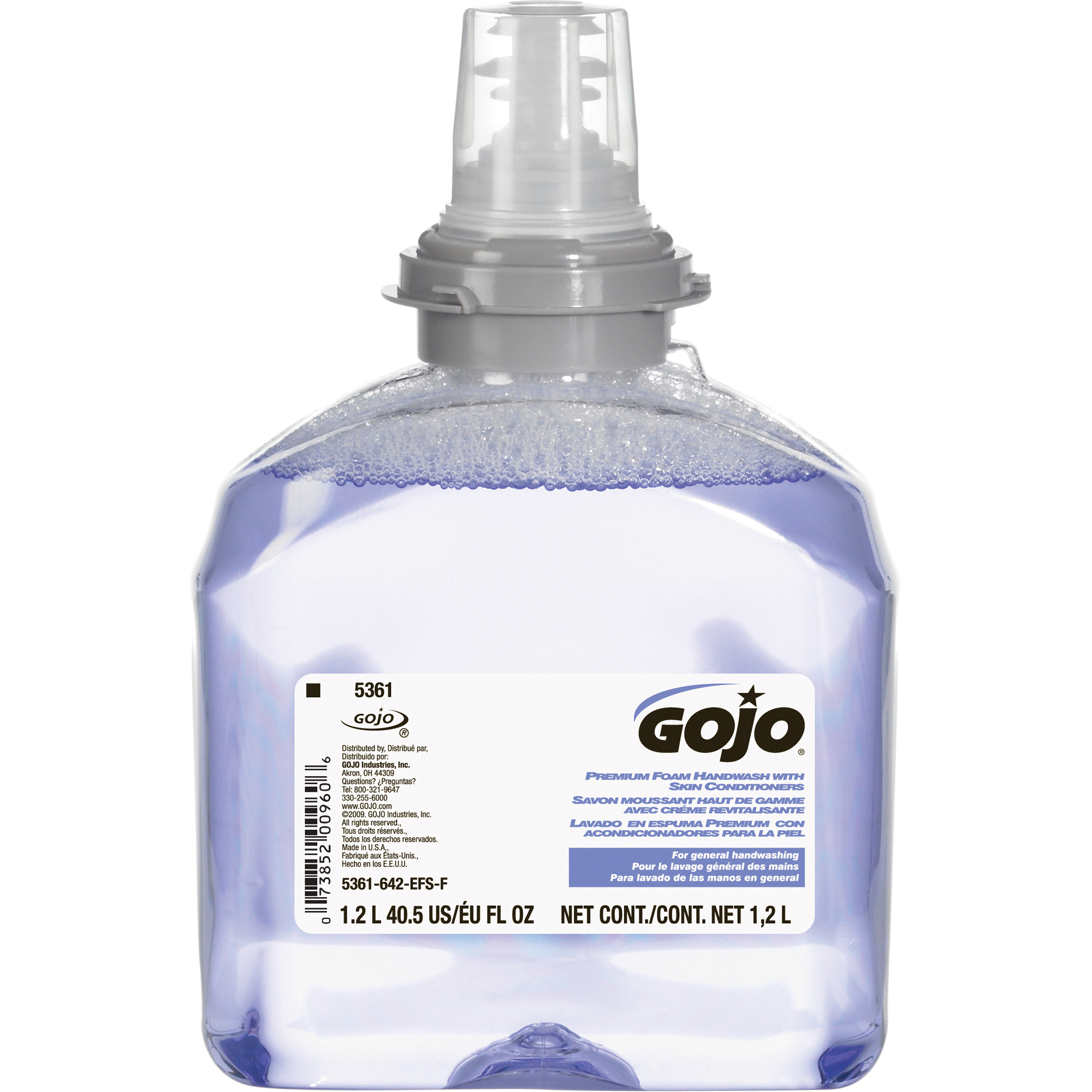 Savon pour les mains de première qualité TFXMC avec revitalisants, Liquide, 1,2 L, Parfumé
