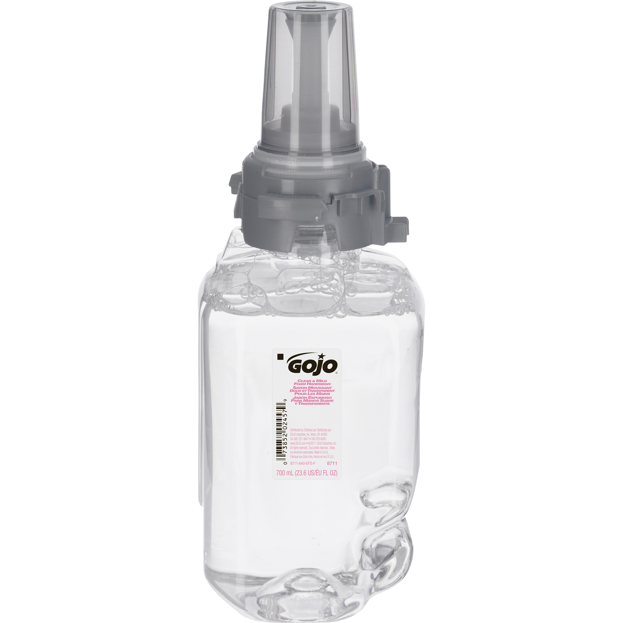 Savon pour les mains doux & clair pour distributeur ADX-7MC de GOJOMD, Mousse, 700 ml, Sans parfum