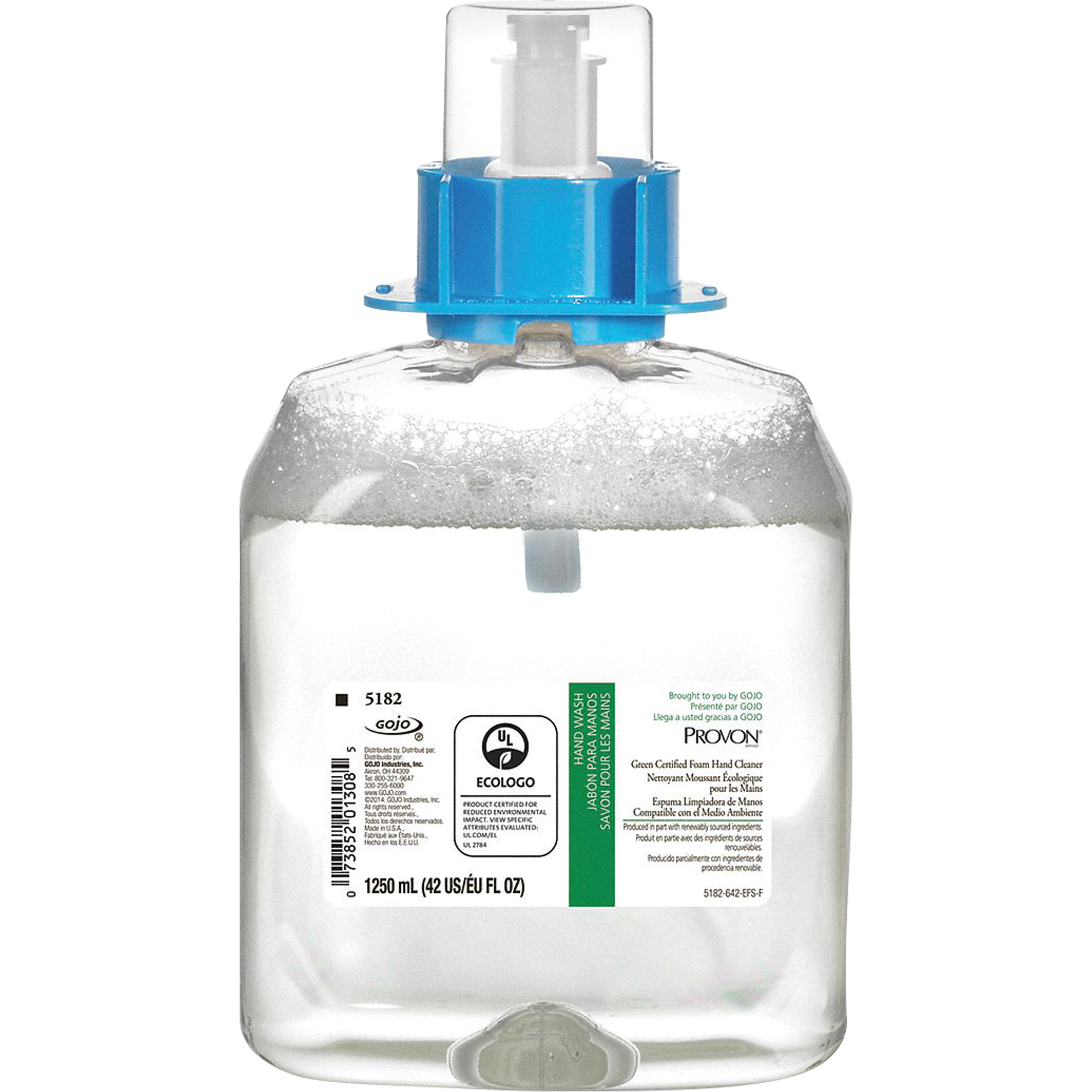 Savon pour les mains écologique ProvonMD FMX-12MC, Mousse, 1,25 L, Sans parfum