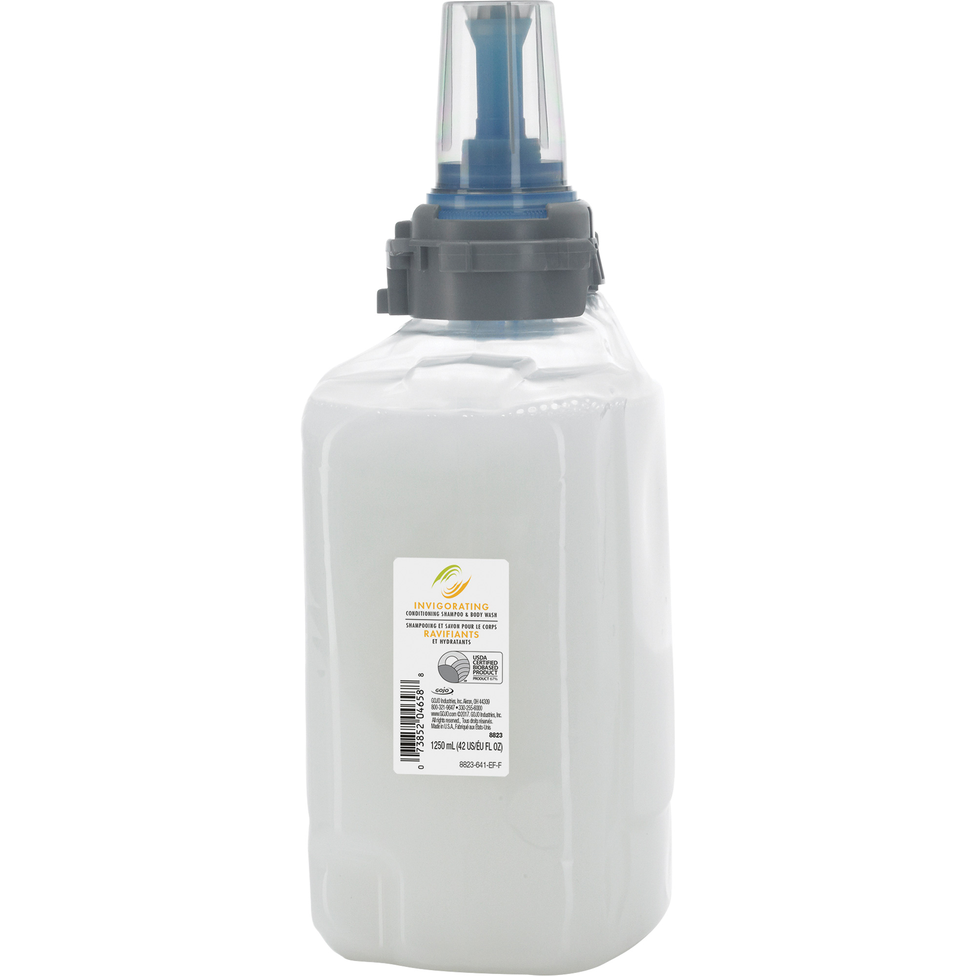 Shampooing et nettoyant pour le corps revigorant pour le distributeur GOJOMD ADX-12MC