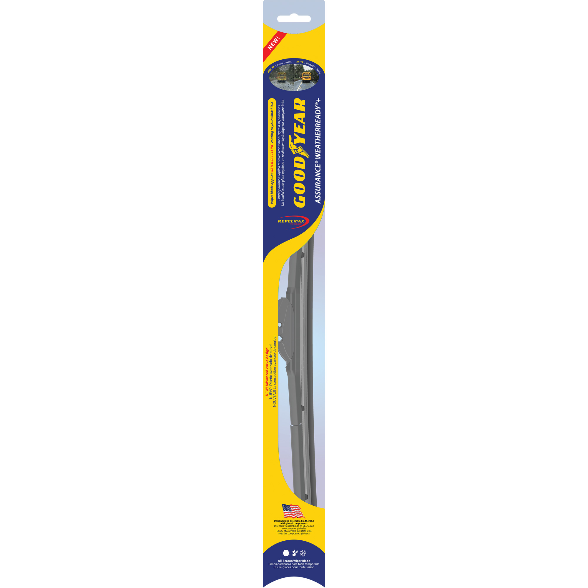Balai d'essuie-glace avec technologie RepelMax AssuranceMD WeatherReadyMD, 14", Toute saison
