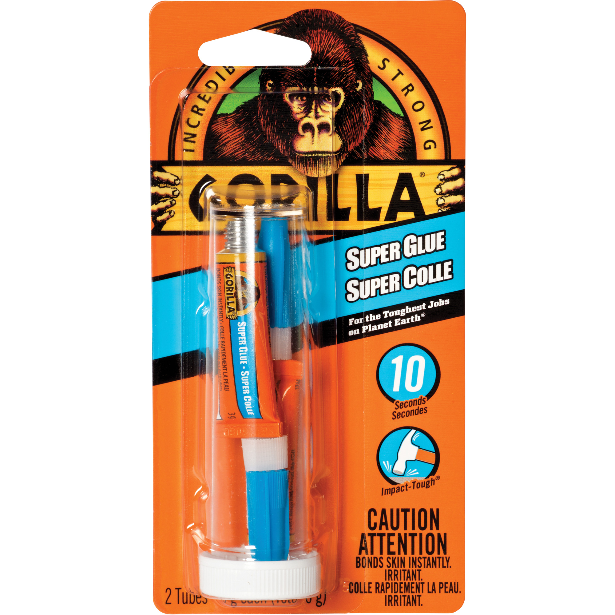 Colle cyanoacrylate, 2 x 3 g, Tube, Transparent