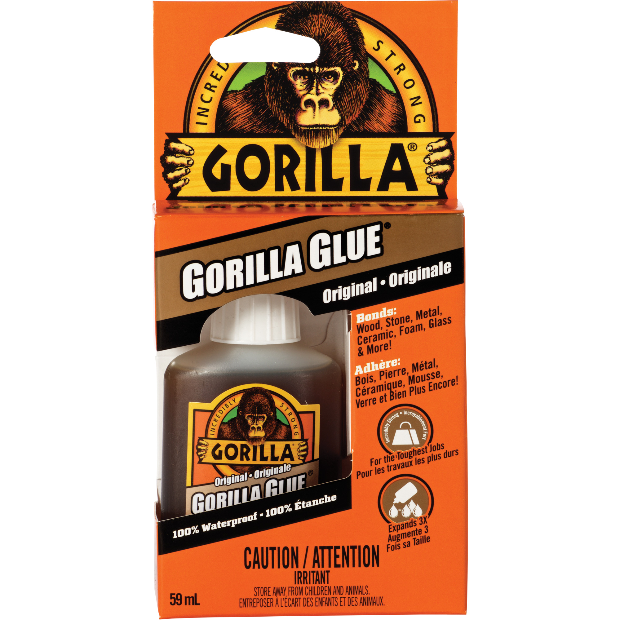 Colle originale, 2 oz, Bouteille pressable, Havane