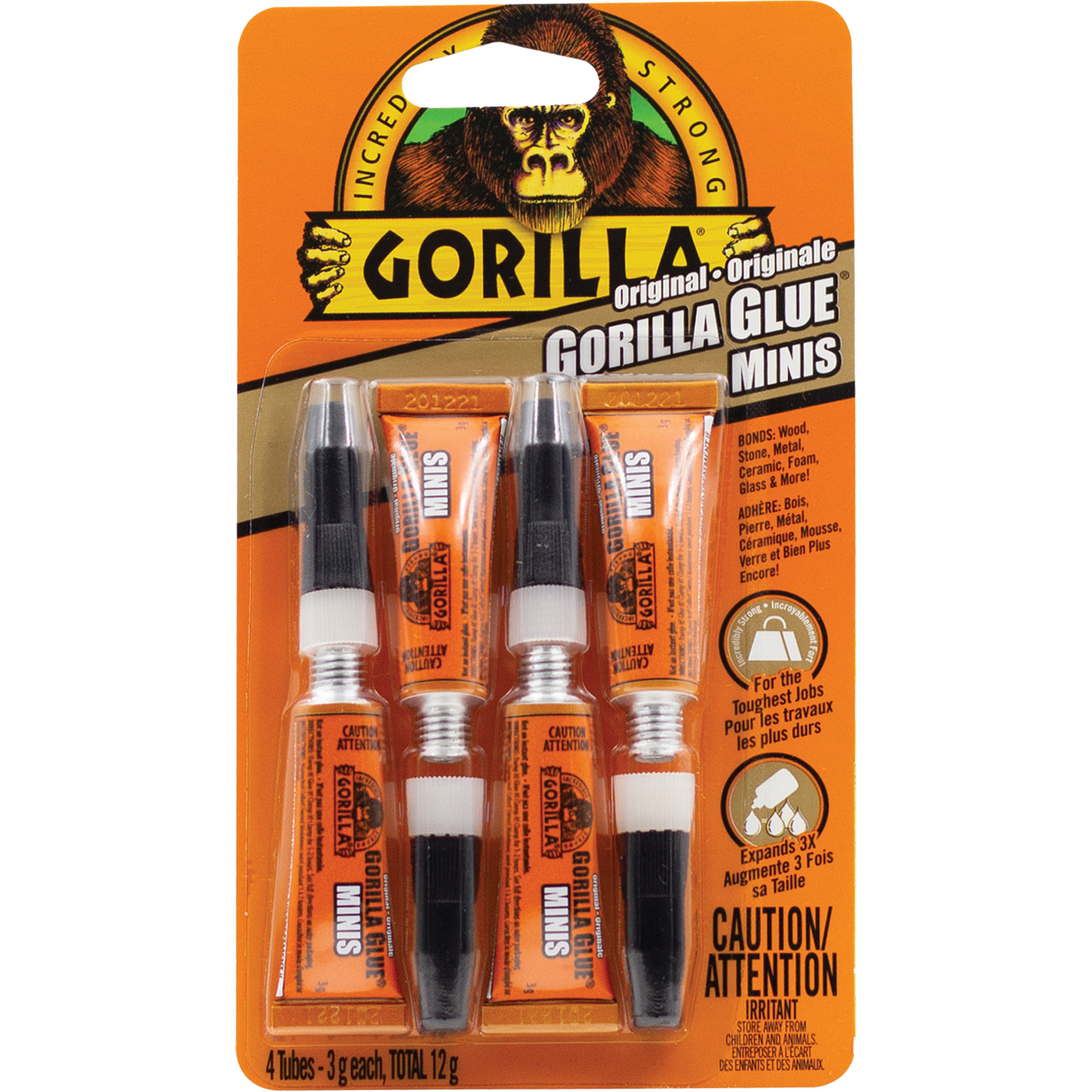 Colle originale, 4 x 3 g, Tube, Havane