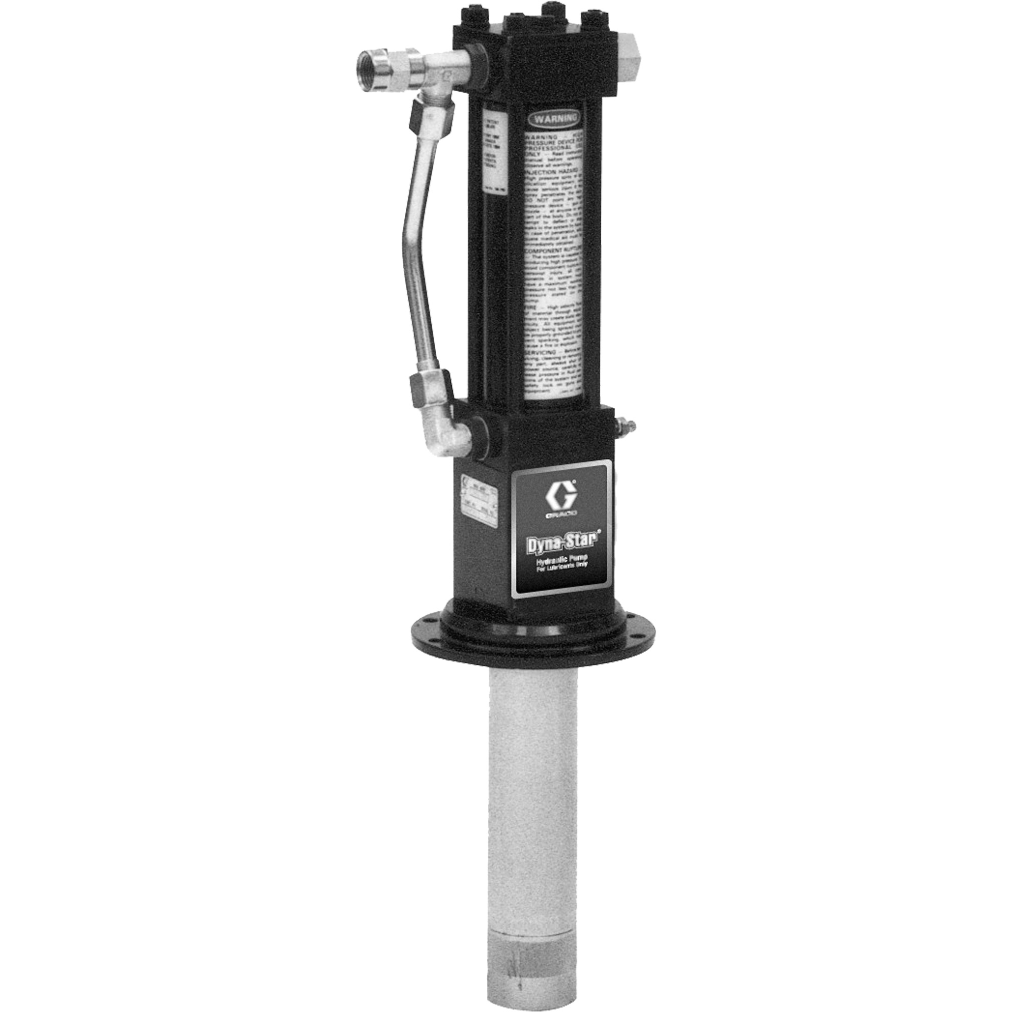 Pompe à graisse hydraulique Dyna-StarMD 5:1 35 lb, Acier, cuivre, polyuréthane, Buna-N & élastomère polyester