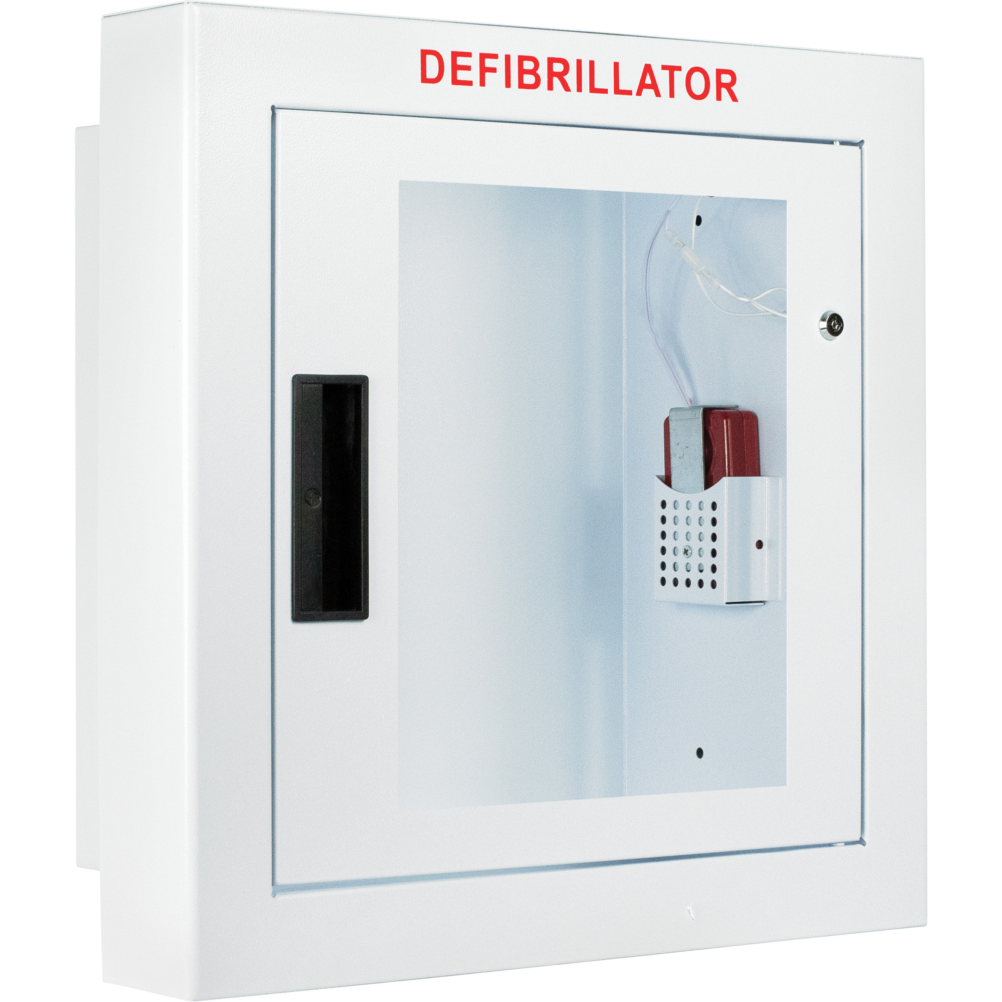 Grande armoire semi-encastrée avec alarme, Zoll AED PlusMD/Zoll AED 3MC/Cardio-Science/Physio-Control Pour, Non médical