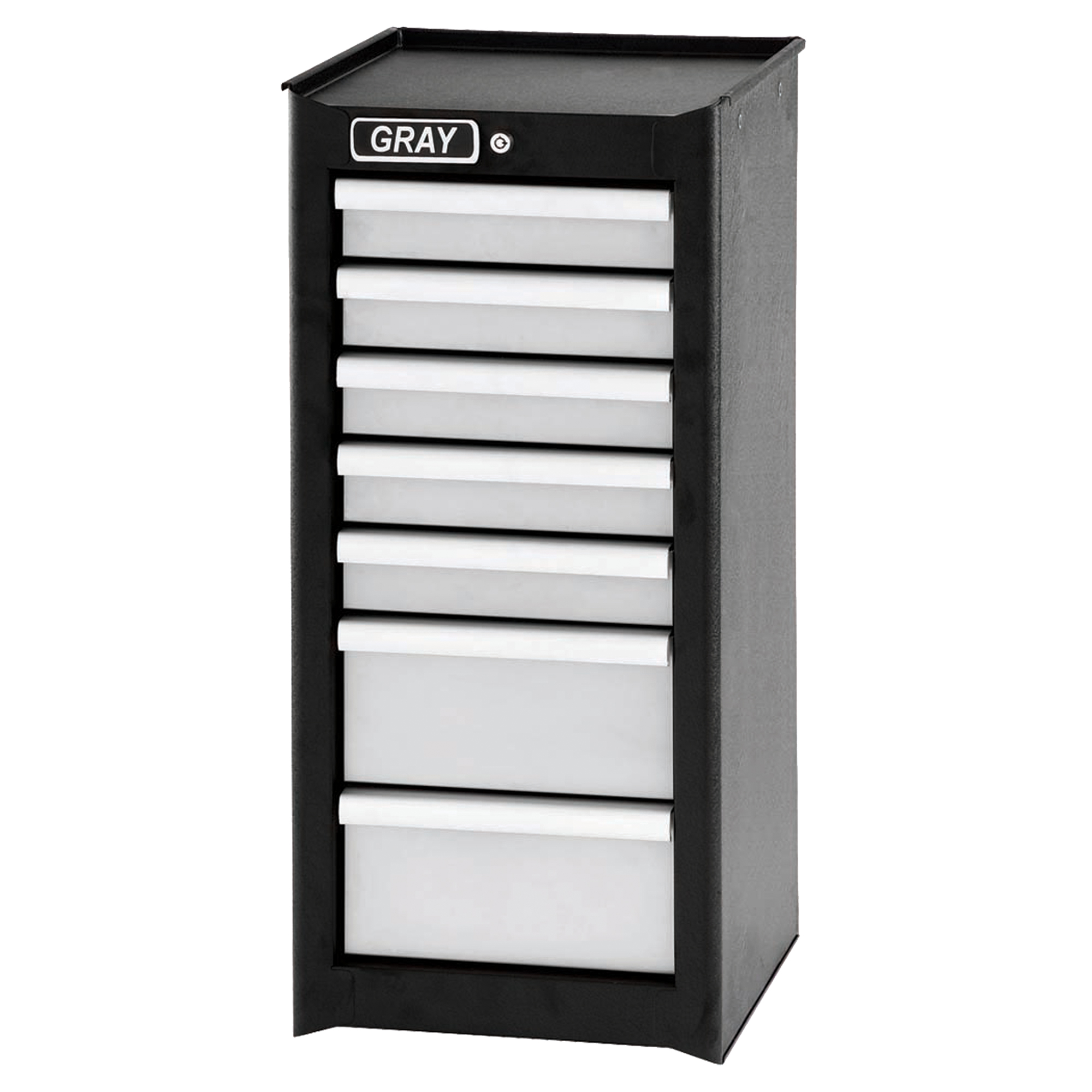Armoire complémentaire, 7 tiroirs, 14-3/4" la x 18" p x 33,34" h, Noir