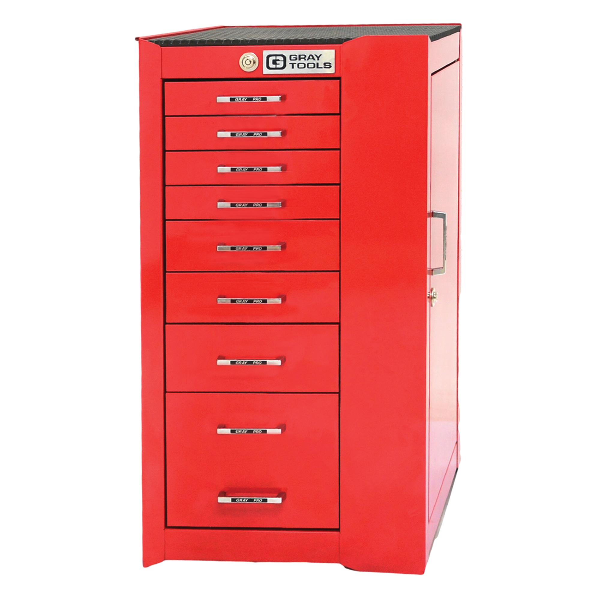 Armoire mobile de série PRO+, 8 tiroirs, 19" la x 19" p x 36-1/2" h, Rouge
