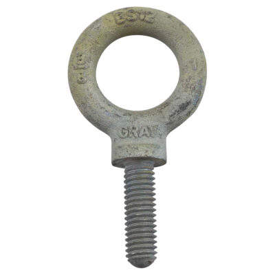 Boulon à œil , 5-3/16" dia, 3 1/2" lo, Fini naturel sans enduit, 24 000 lb (12 tonnes) capacité