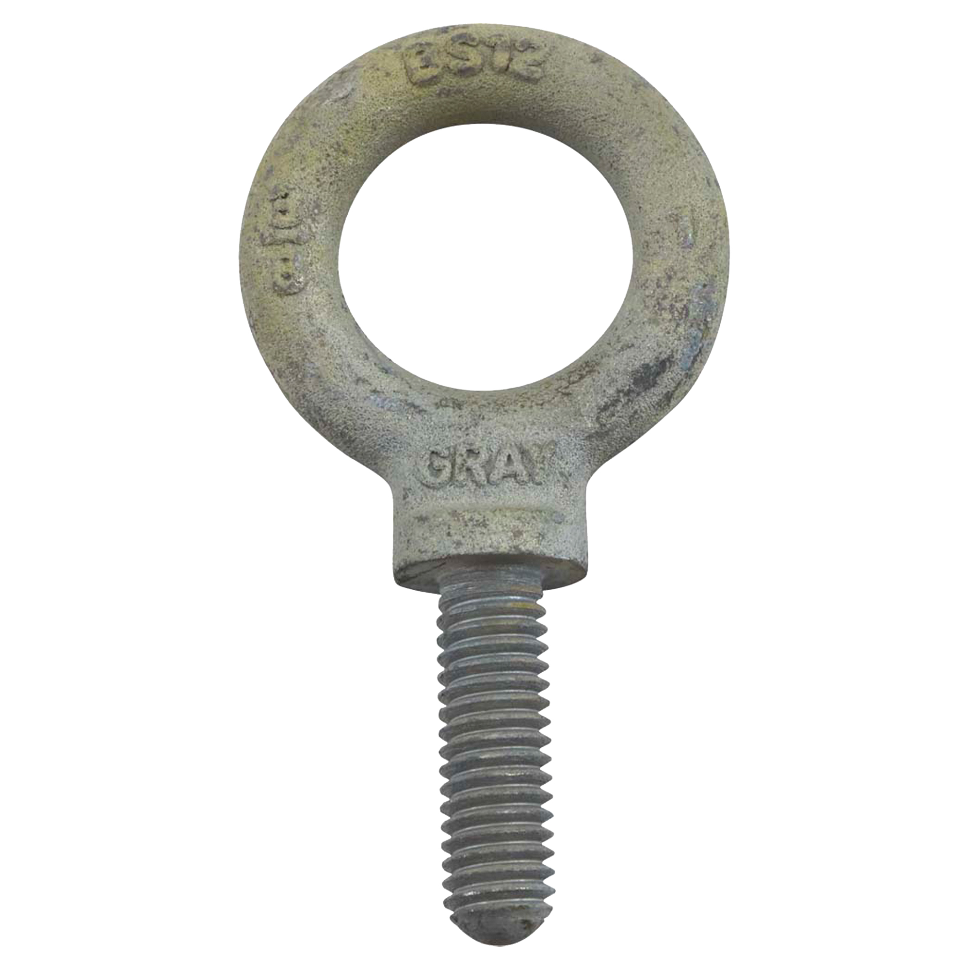 Boulon à œil , 5-3/16" dia, 3 1/2" lo, Fini naturel sans enduit, 24 000 lb (12 tonnes) capacité