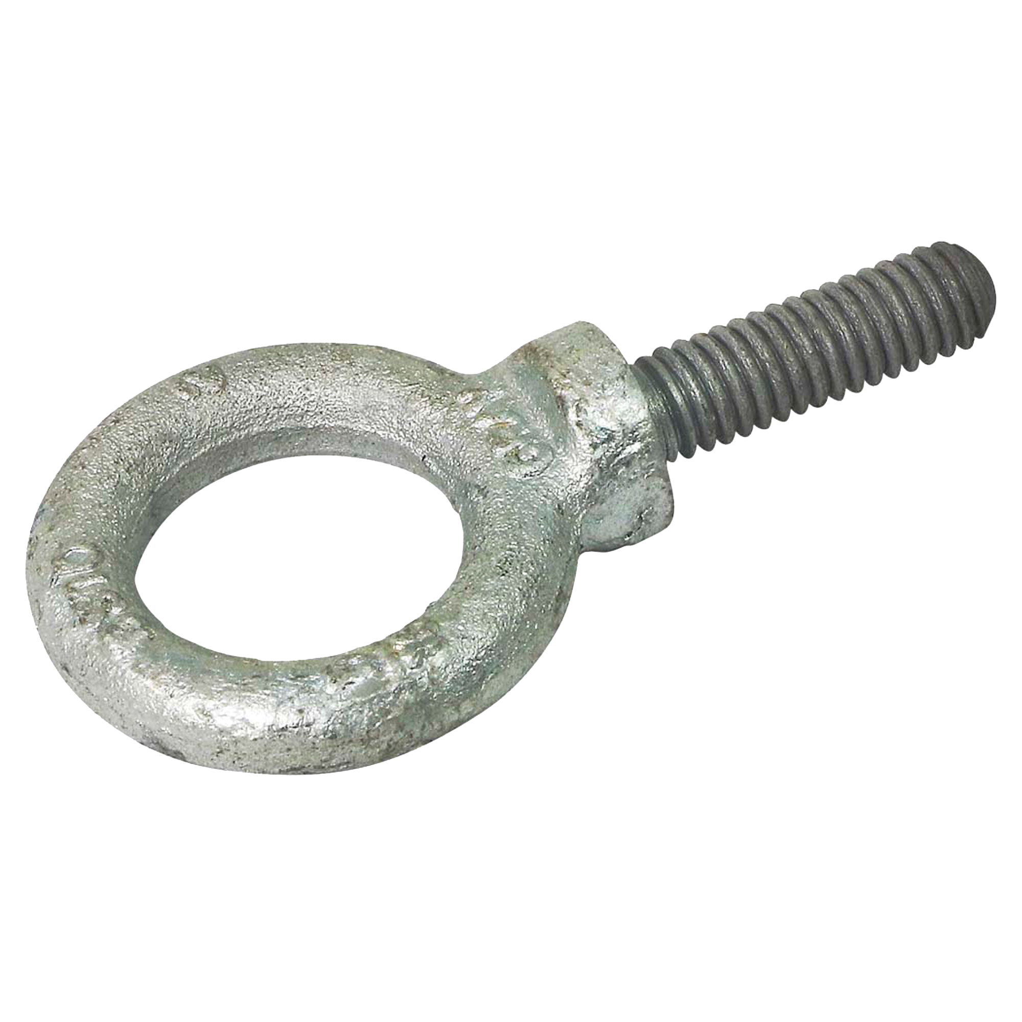 Boulon à œil, 1-7/16" dia, 1-1/8" lo, Galvanisé, 1200 lb (0,6 tonne) capacité
