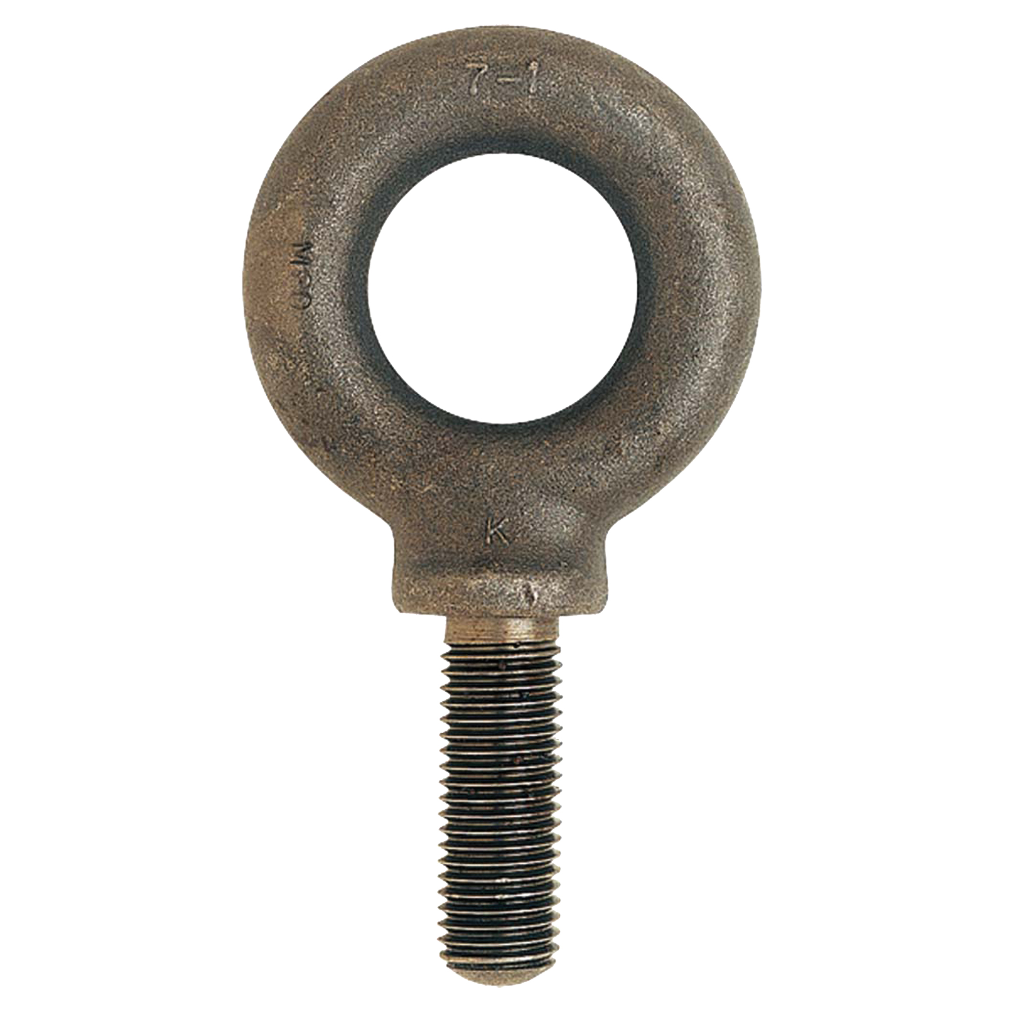 Boulon à œil, 30 mm dia, 25,4 mm lo, Fini naturel sans enduit, 462 lb (0,231 tonne) capacité