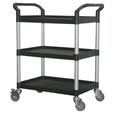 Chariot utilitaire, 3 tiers, 33-1/2" x 39-3/8" x 19", Capacité 300 lb