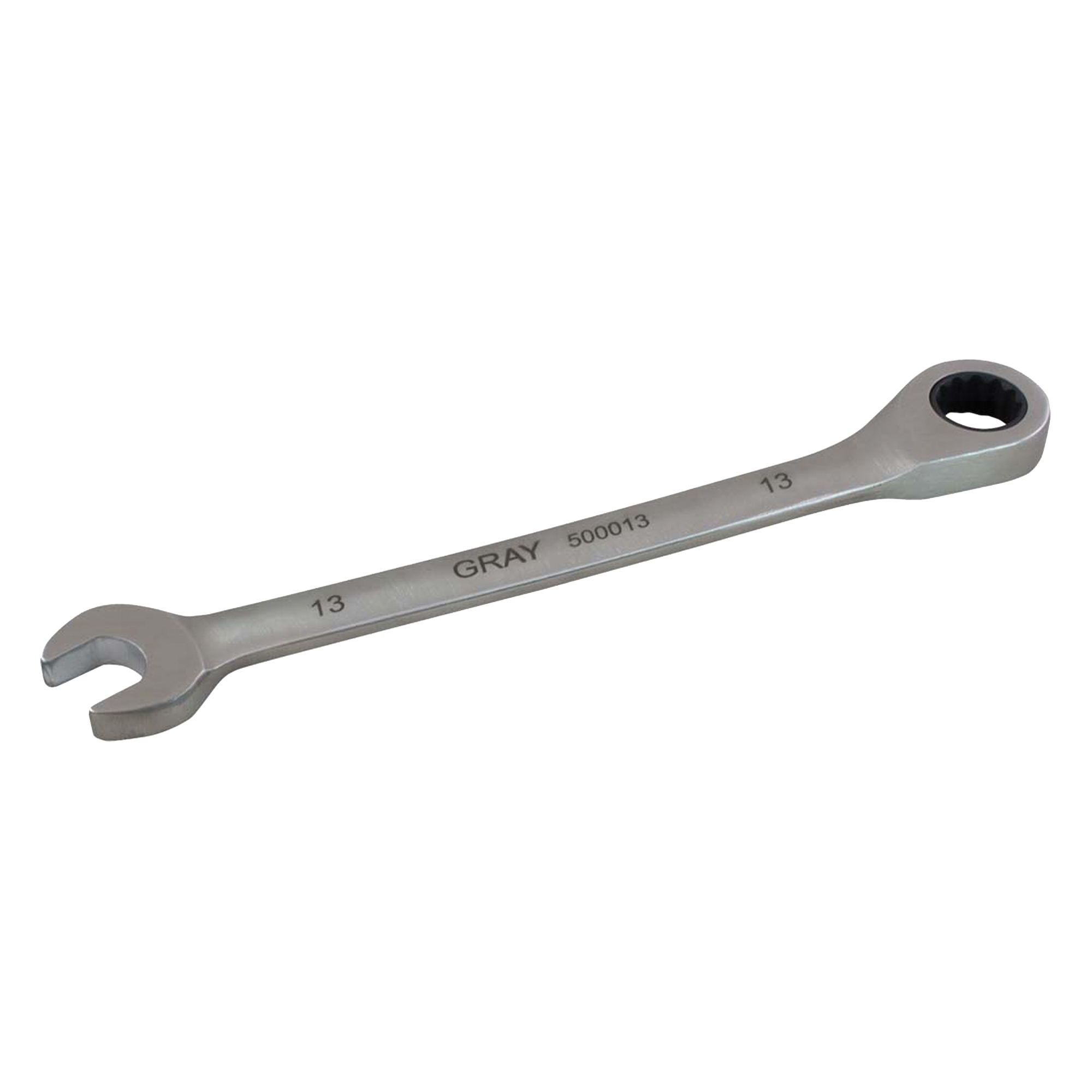 Clé à cliquet mixte à tête fixe, 12 pans, 10 mm, Fini Acier inoxydable