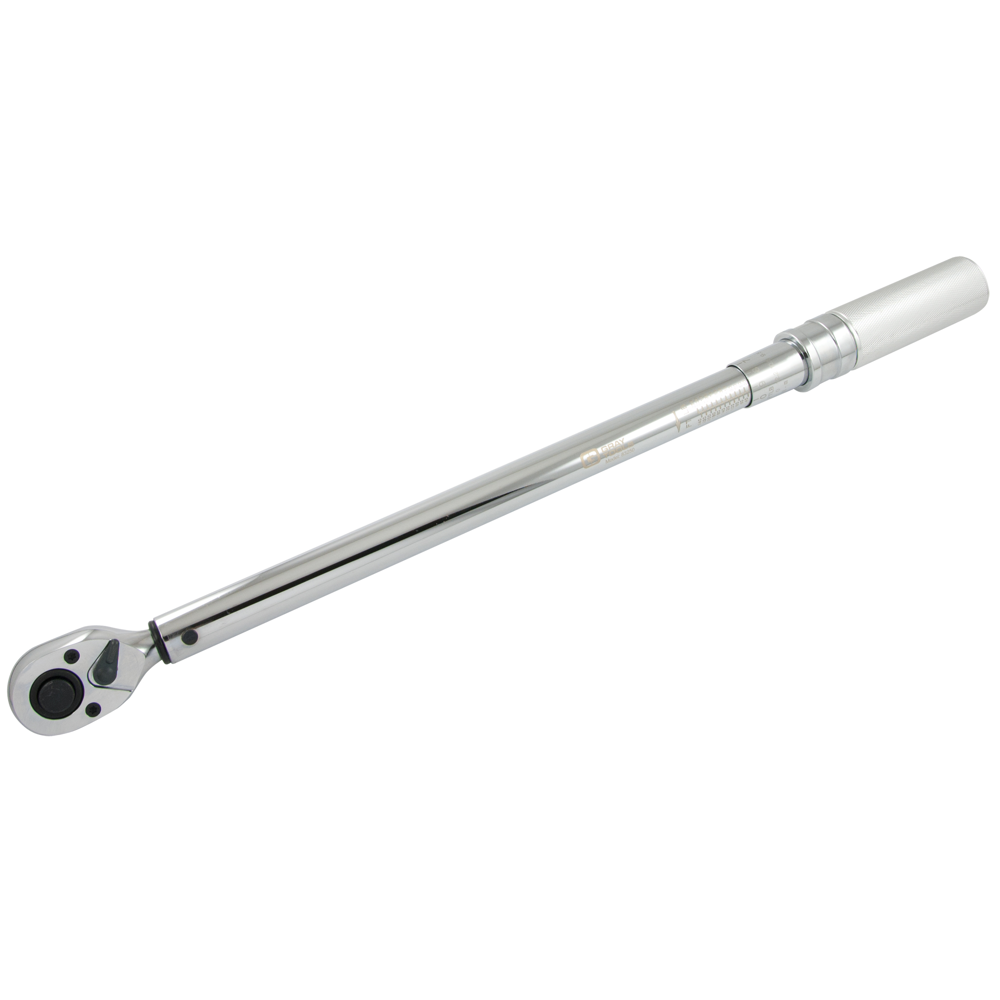 Clé dynamométrique à micromètre, À cliquer, Entraînement 1/2" carré, 30 - 250 lb-pi