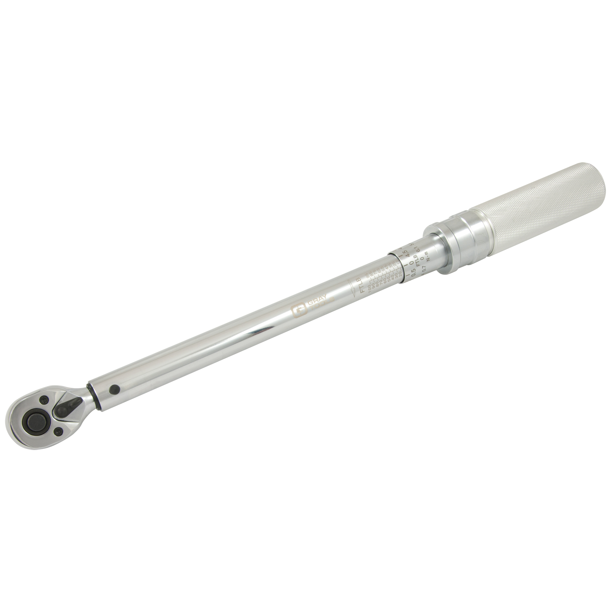 Clé dynamométrique à micromètre robuste, À cliquer, Entraînement 3/8" carré, 10 - 100 lb-pi