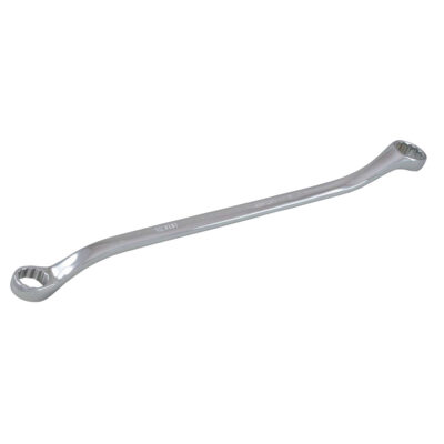 Clé polygonale, 12 pans, 8/9 mm, décalées de 15°, Fini Chrome