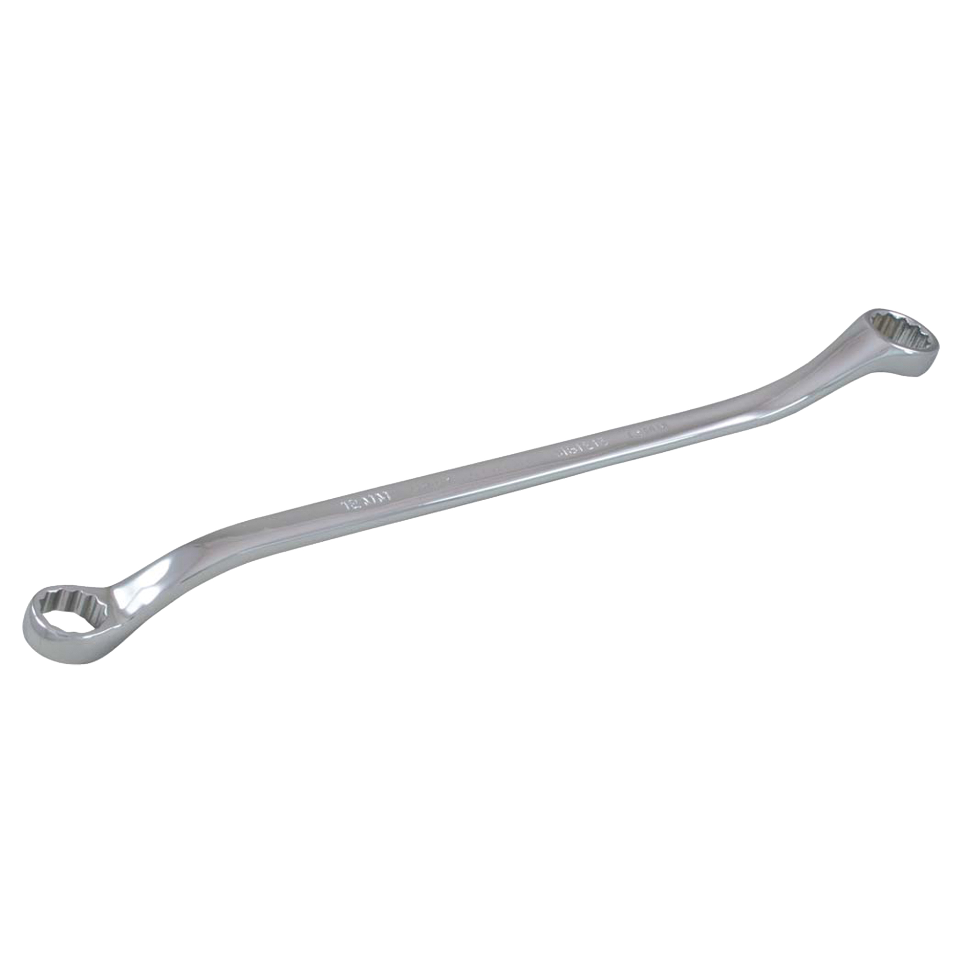 Clé polygonale, 12 pans, 8/9 mm, décalées de 15°, Fini Chrome