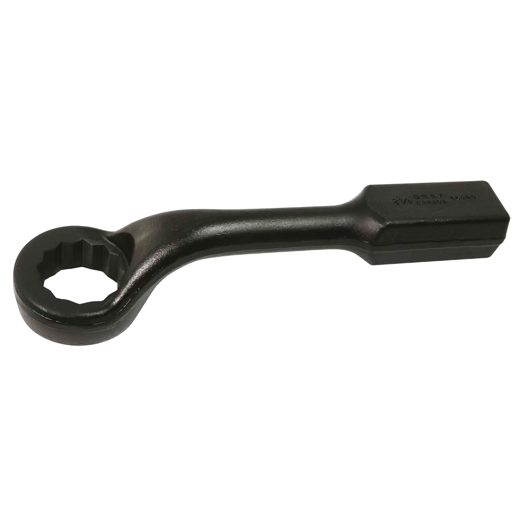 Clé polygonale à choc, 12 pans, 2-1/8", décalées de 45°, Fini Oxyde noir