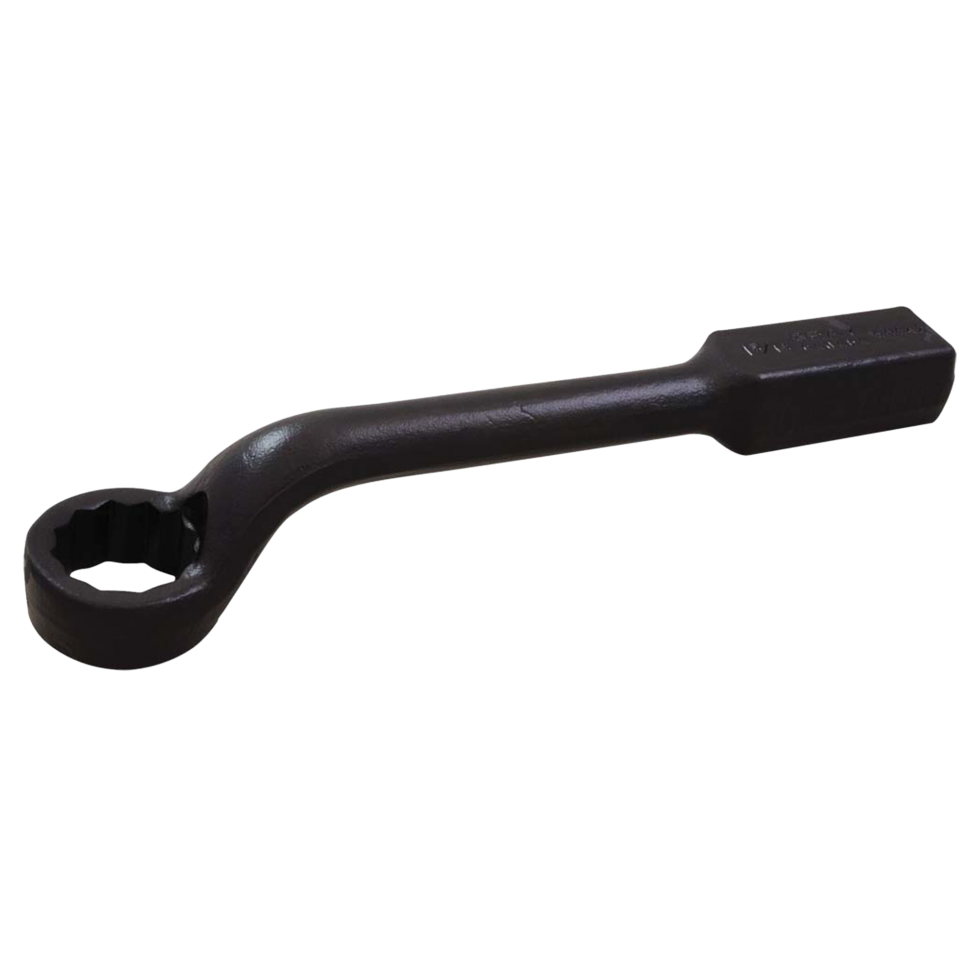 Clé polygonale à choc, 2", 12 pans, Longueur 12-3/4", Tête déportée de 45°