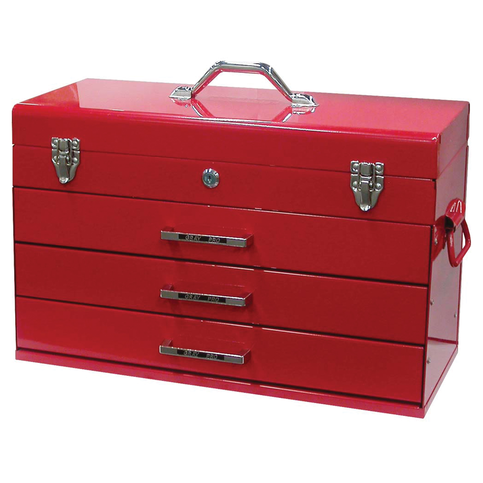 Coffre à outils, 9-3/5" P x 21-3/10" la x 14-1/2" h, Rouge