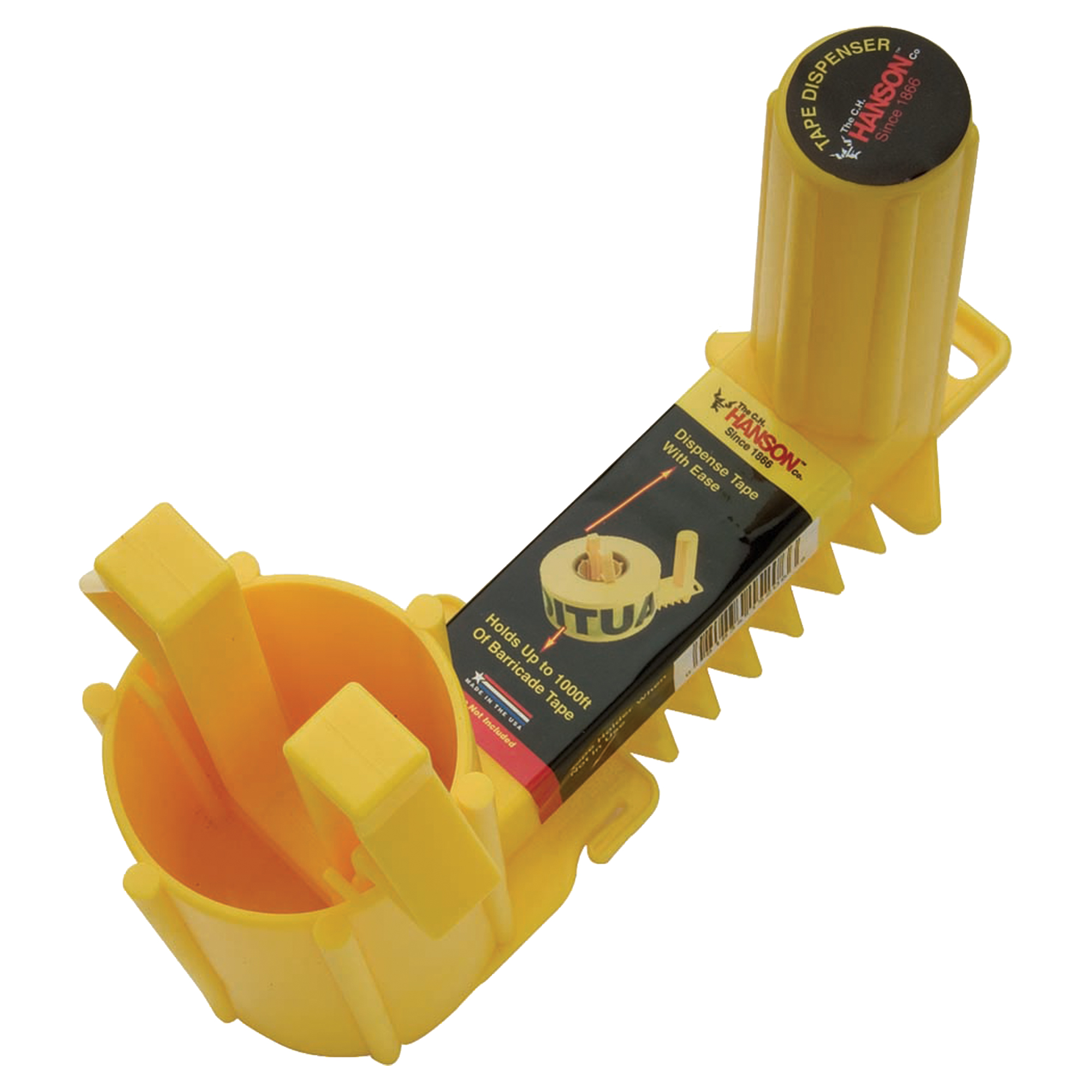 Distributeur de ruban de barricade en plastique