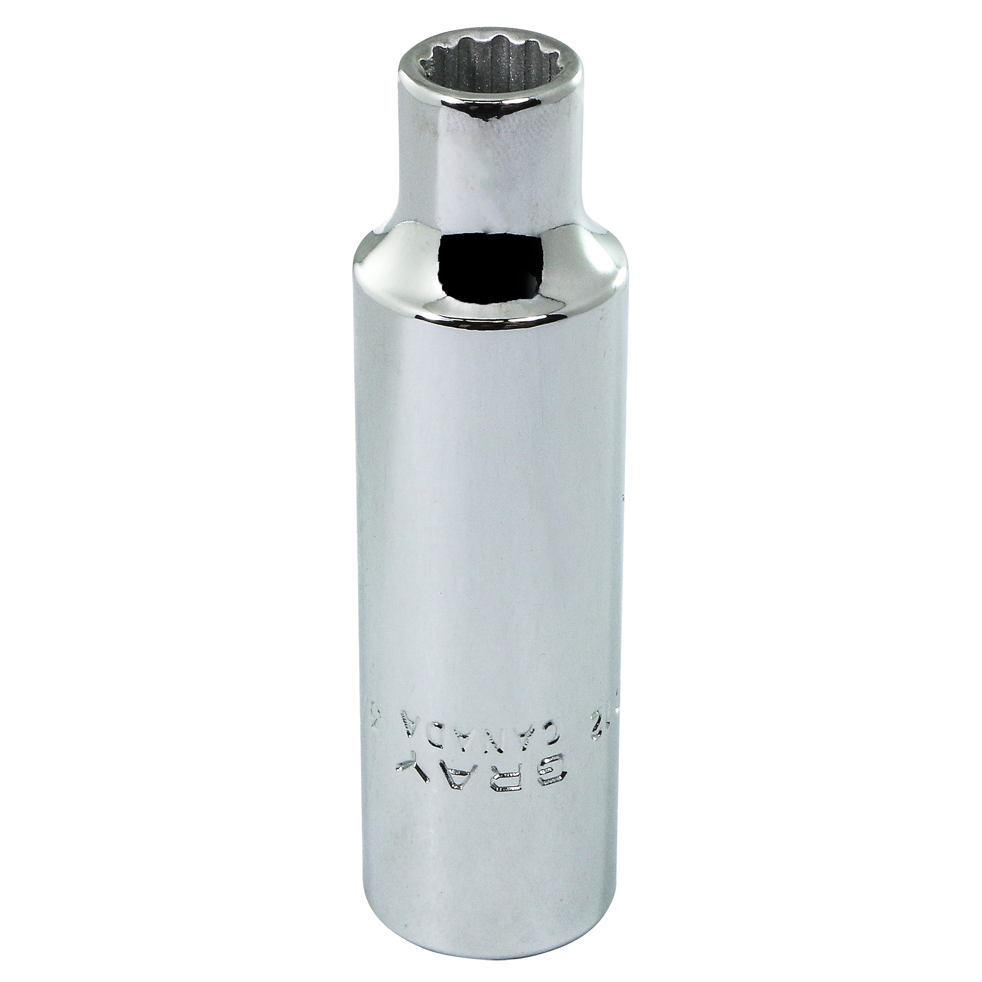 Douille, 1-1/4", Prise 1/2", 12 pans, Profond