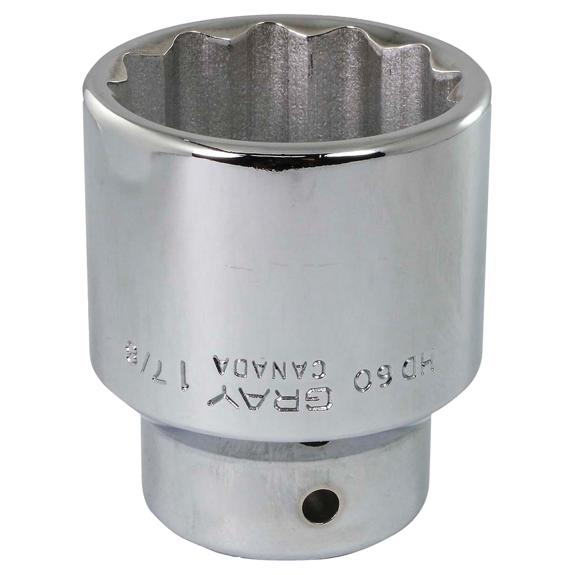 Douille, 2-1/4", Prise 3/4", 12 pans