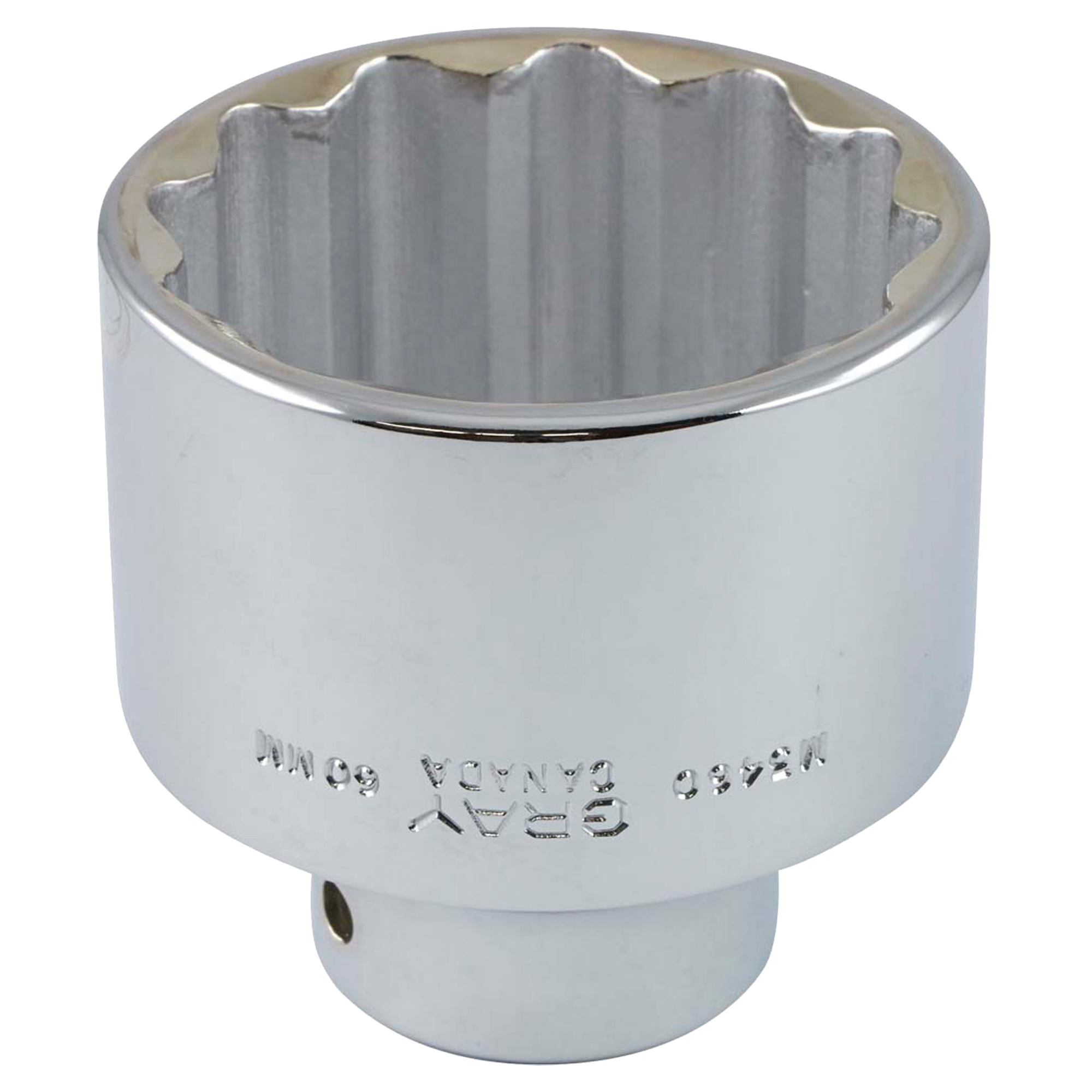 Douille, 60 mm, Prise 3/4", 12 pans