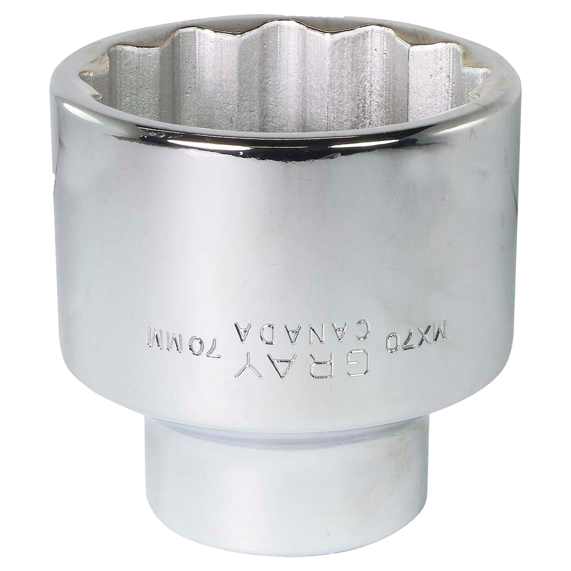 Douille, 70 mm, Prise 1", 12 pans