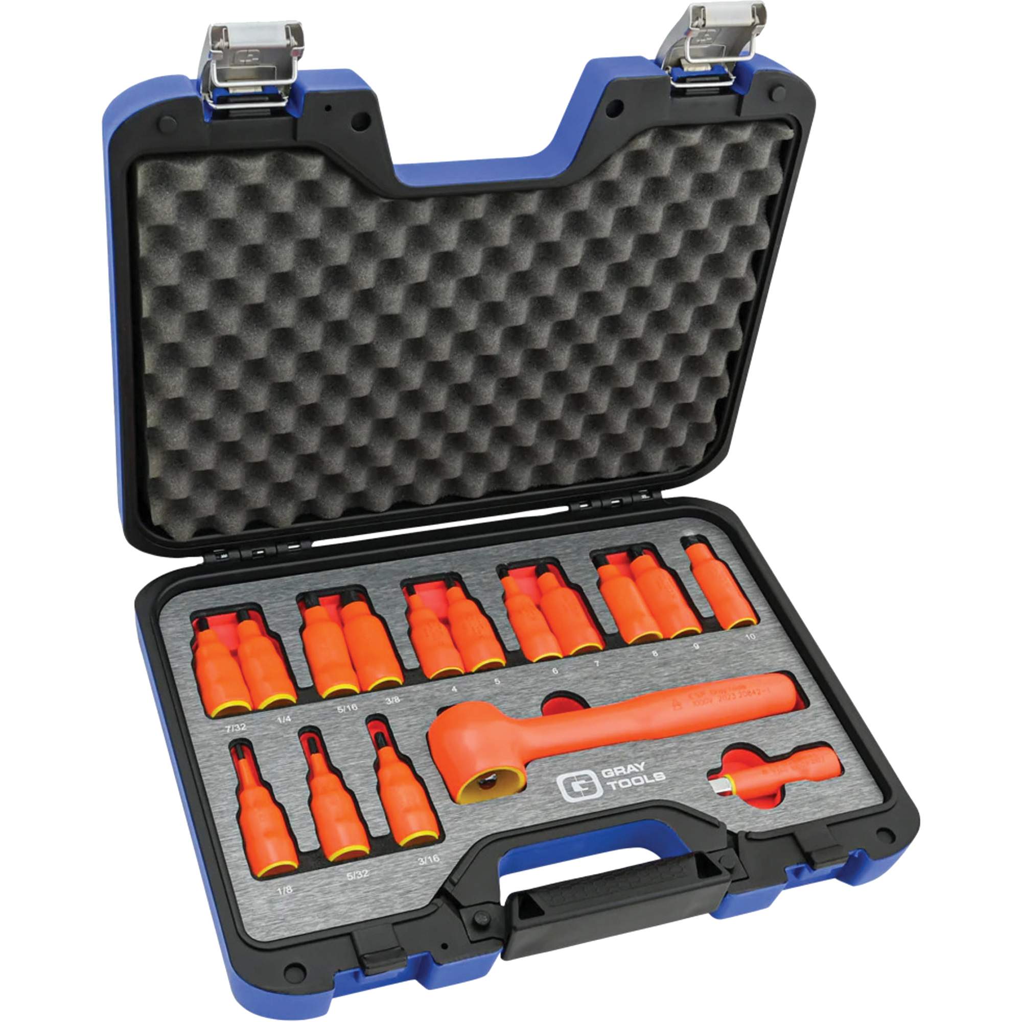 Douille isolée, foret hex SAE & métrique à prise 3/8" avec fixation, 1000 V, 16 M