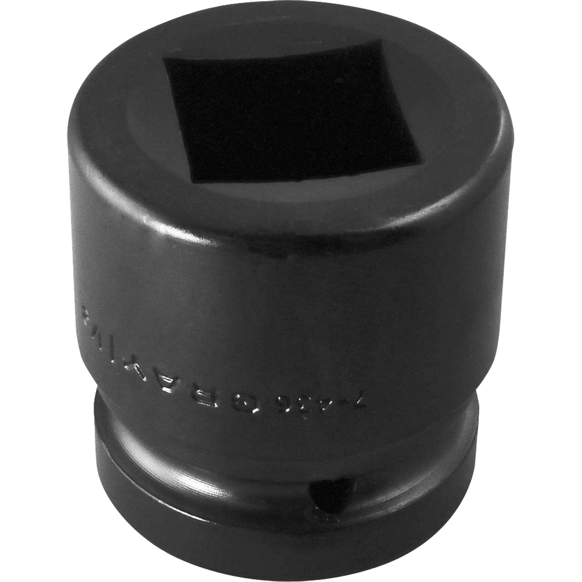 Douille noire, Chocs, 1-1/8", Prise 1", 4 pans