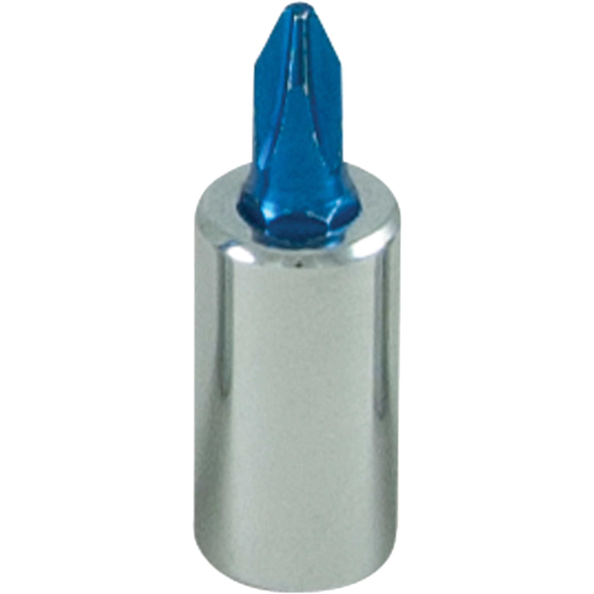 Douille tournevis à embout bleu, Phillips, #2, Prise 1/4"